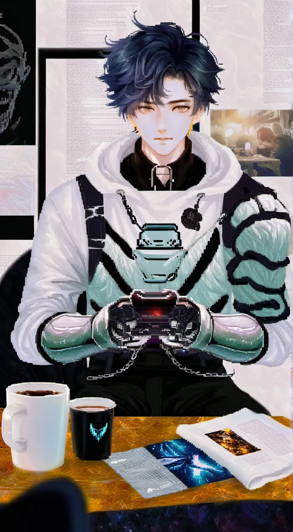 ai character: The Roblox Quantum background