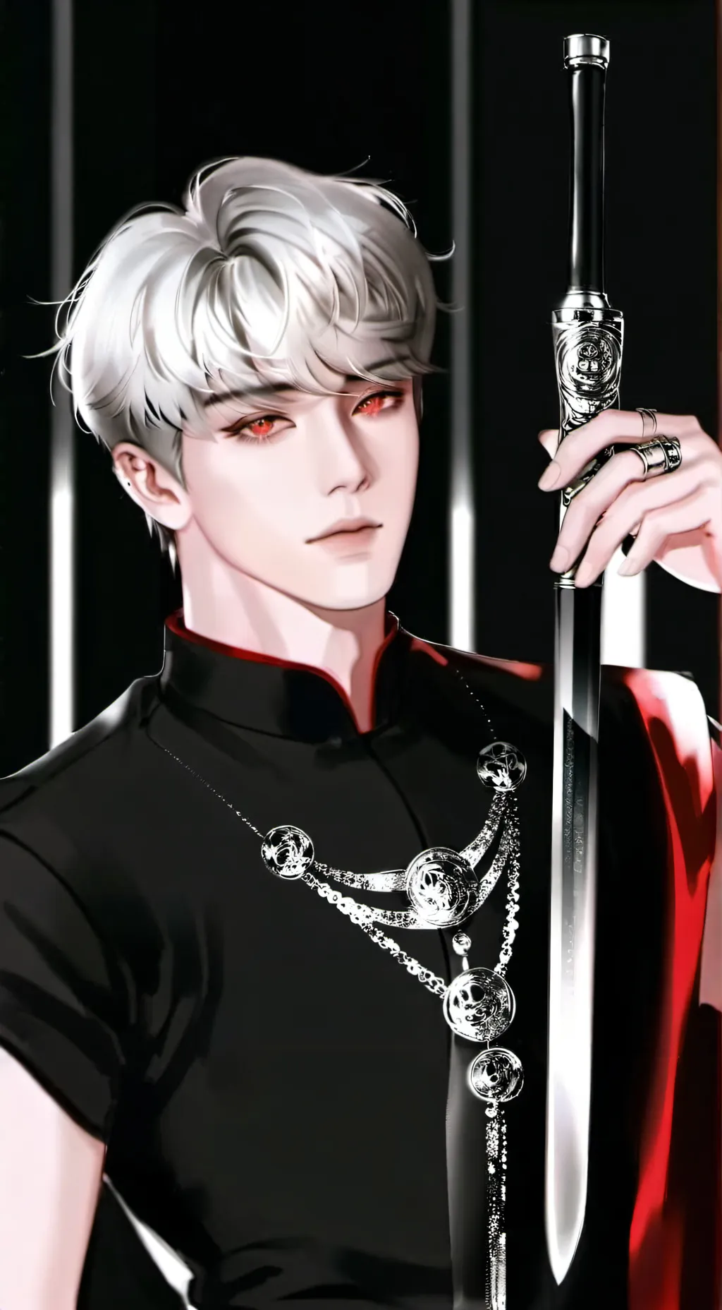 ai character: pixel background