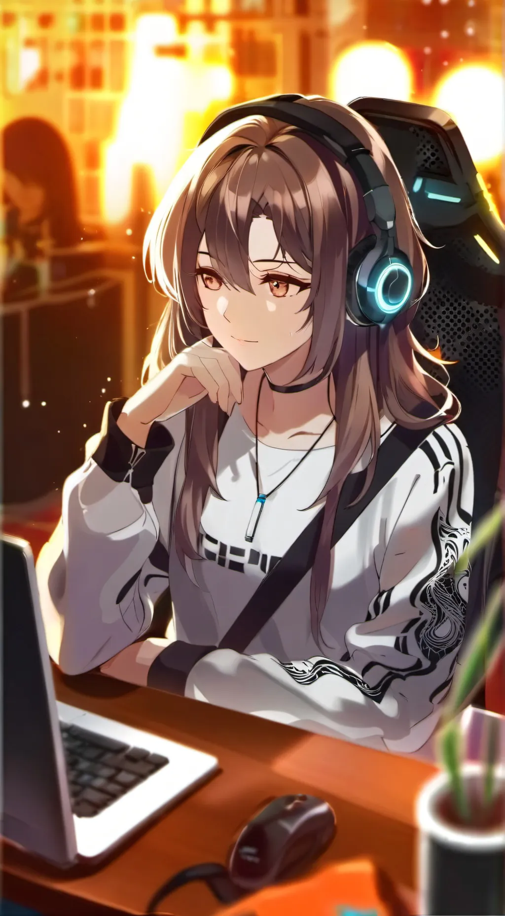 ai character: Gamer roommate background