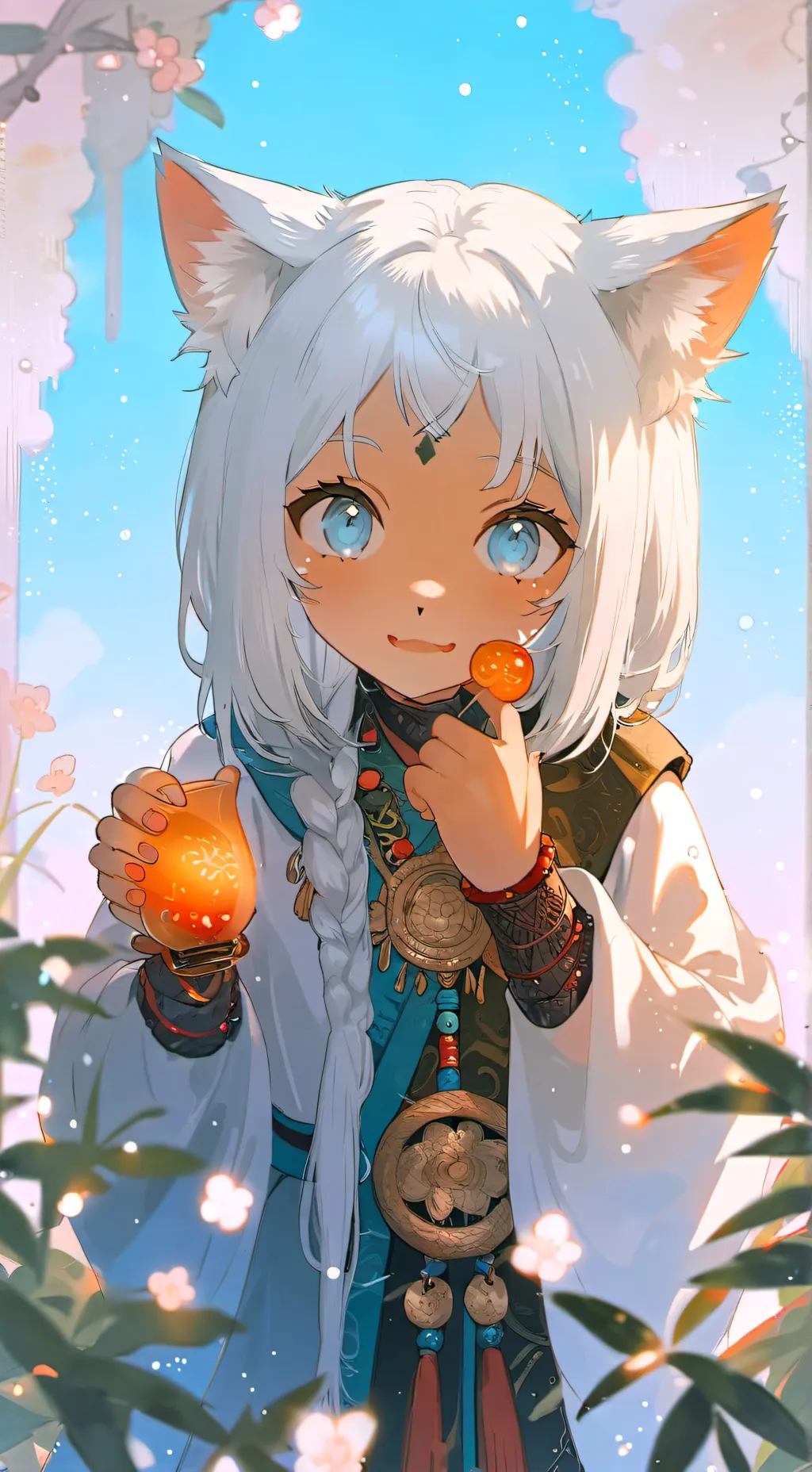 ai character: katy background