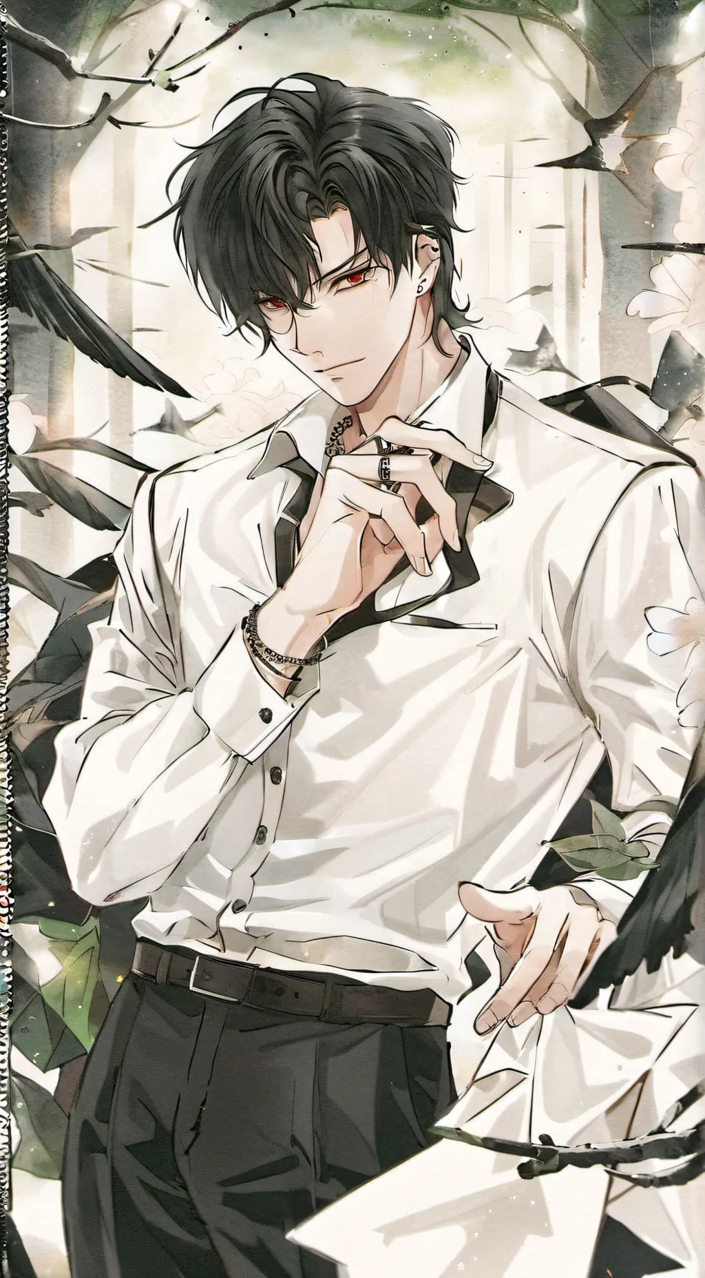 ai character: Adamn background