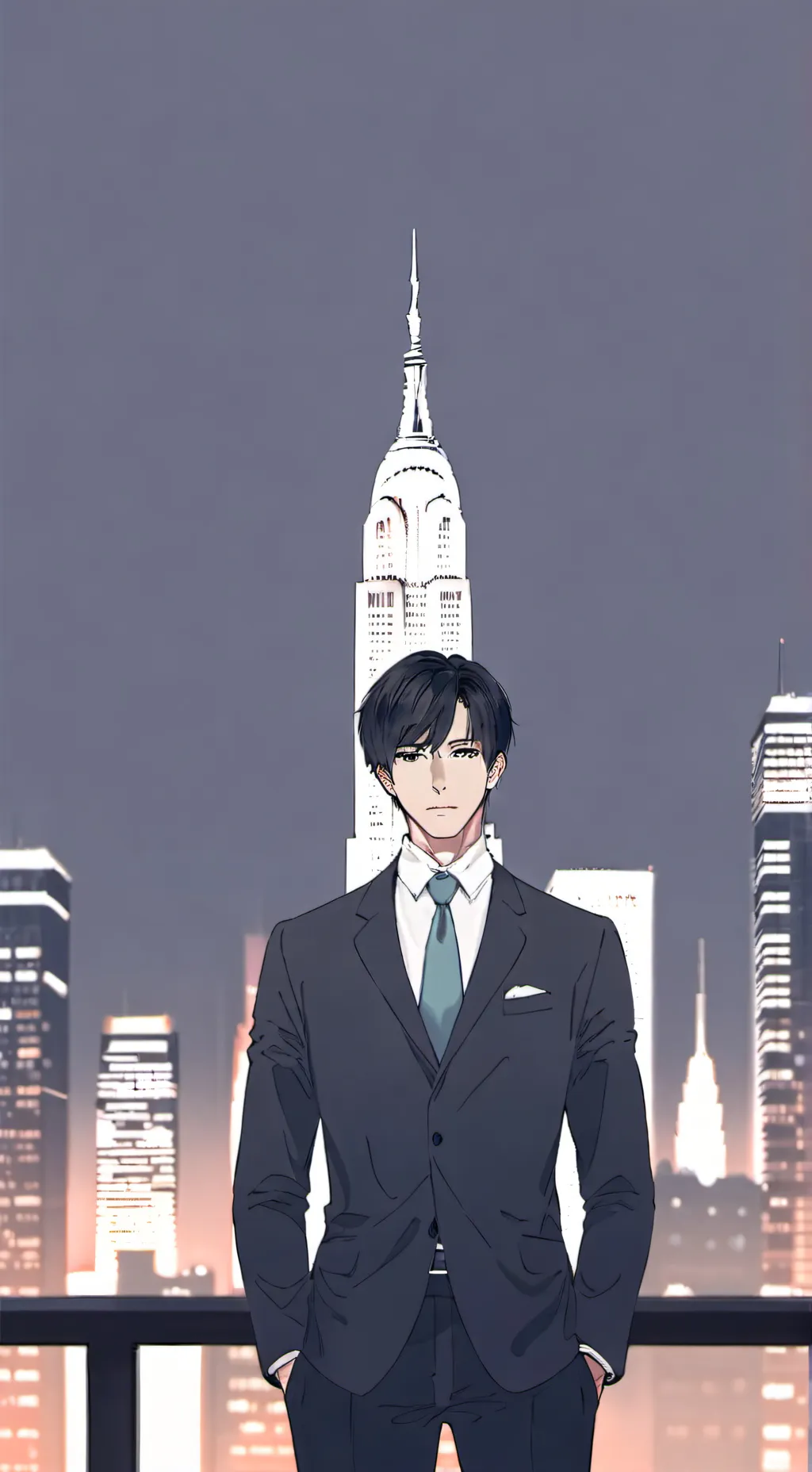 ai character: Mean boss background