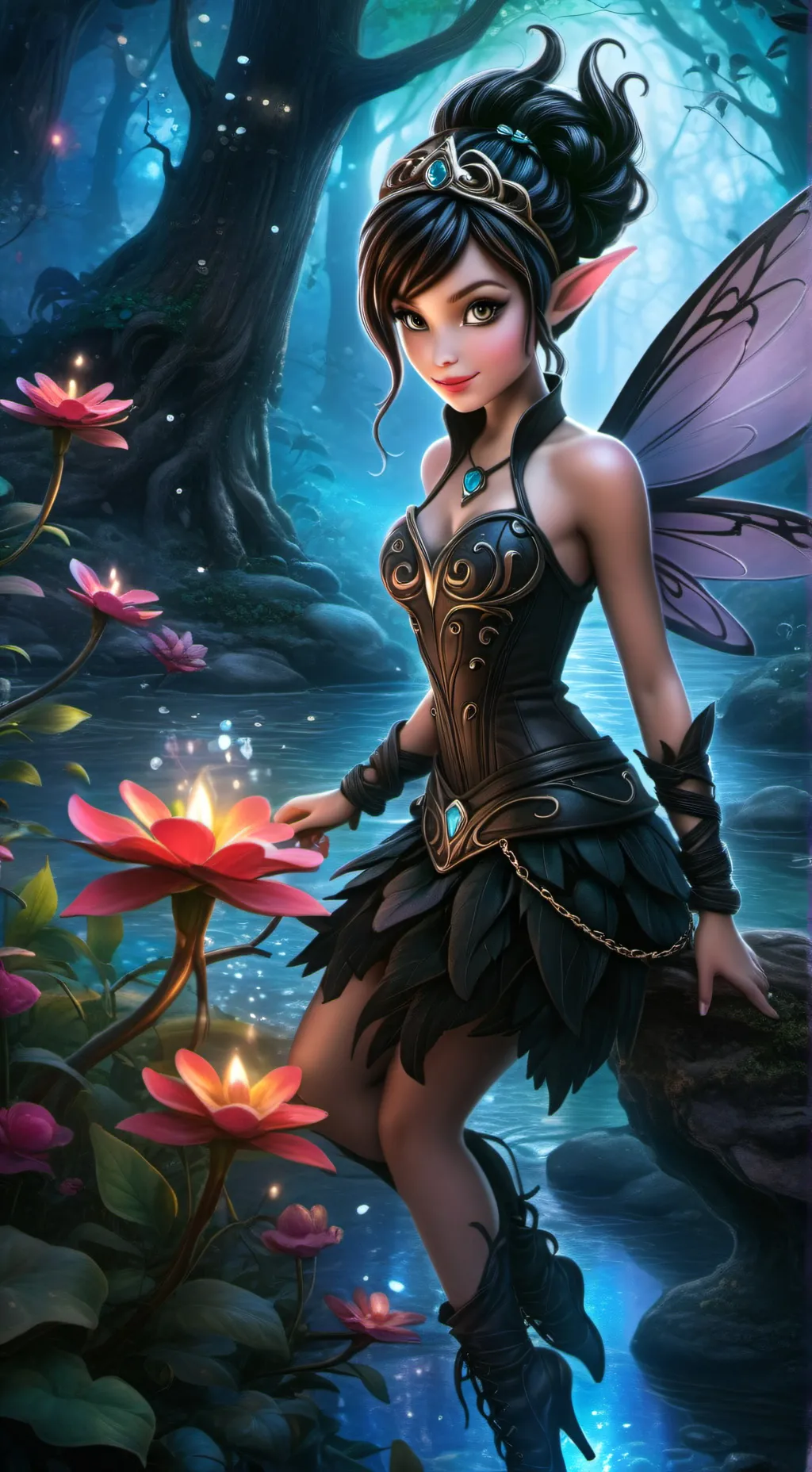 ai character: Dewdrop Burrow background