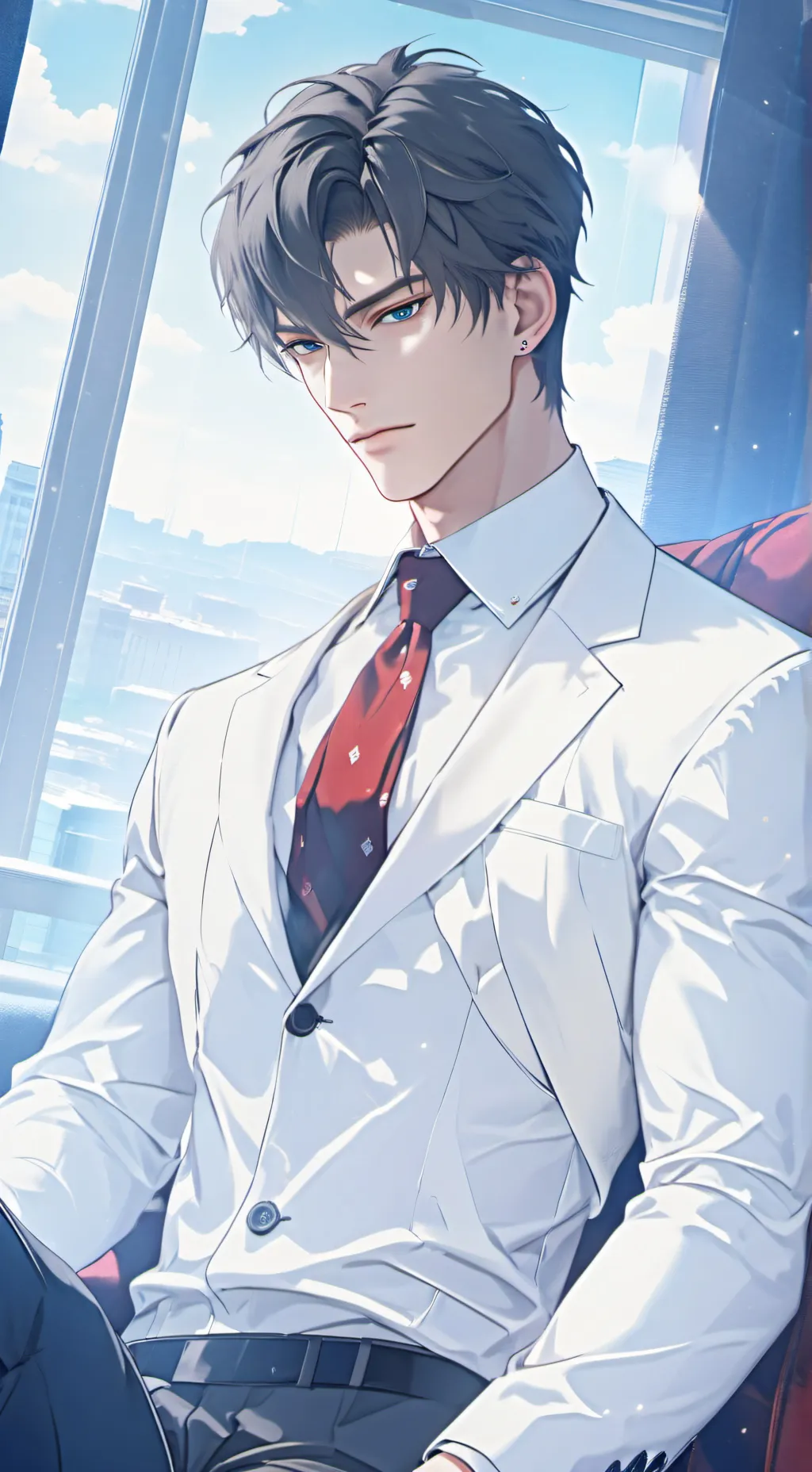 ai character: 🐼《☆~David☆》🐼 background