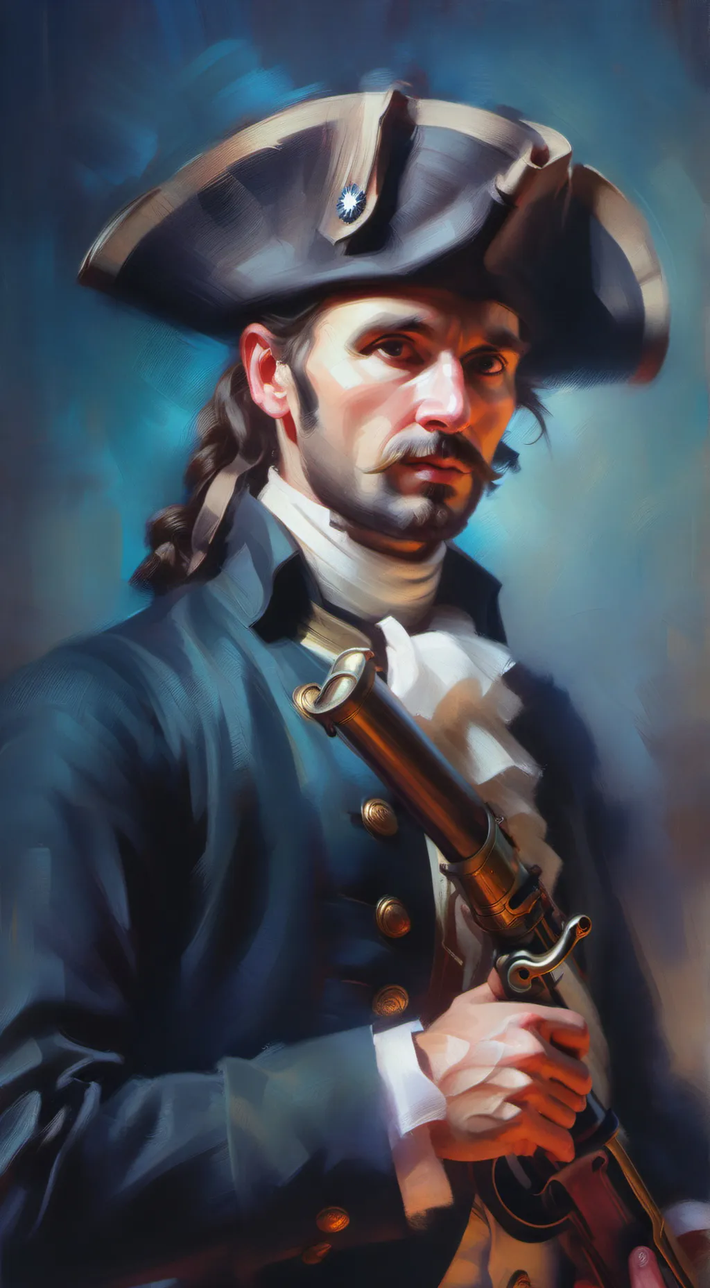 ai character: dw x g&b background