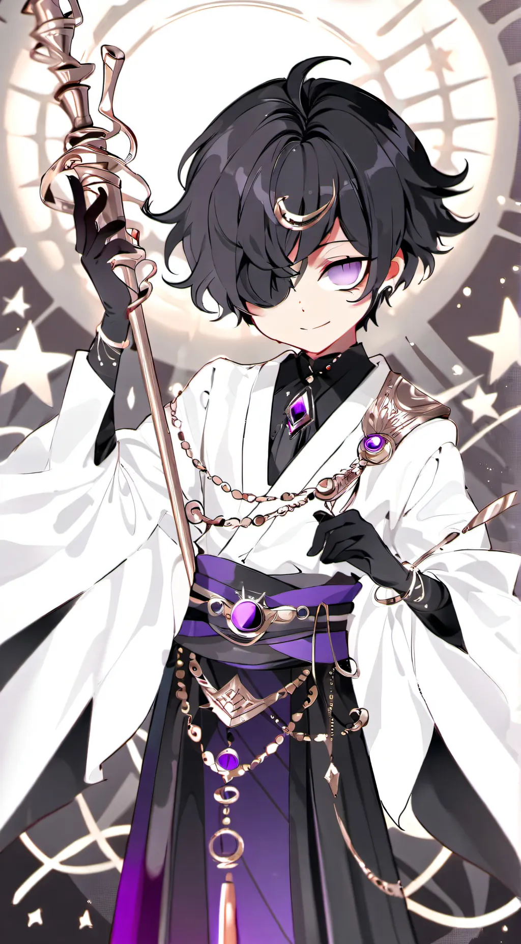 ai character: Black Sapphire 🍪 background