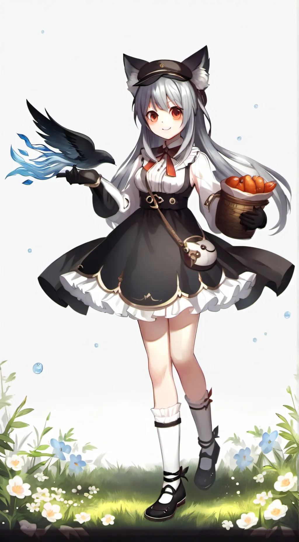 ai character: la sirvienta  background