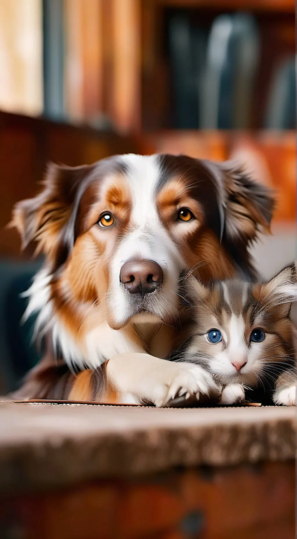 ai character: dogday and catnap background