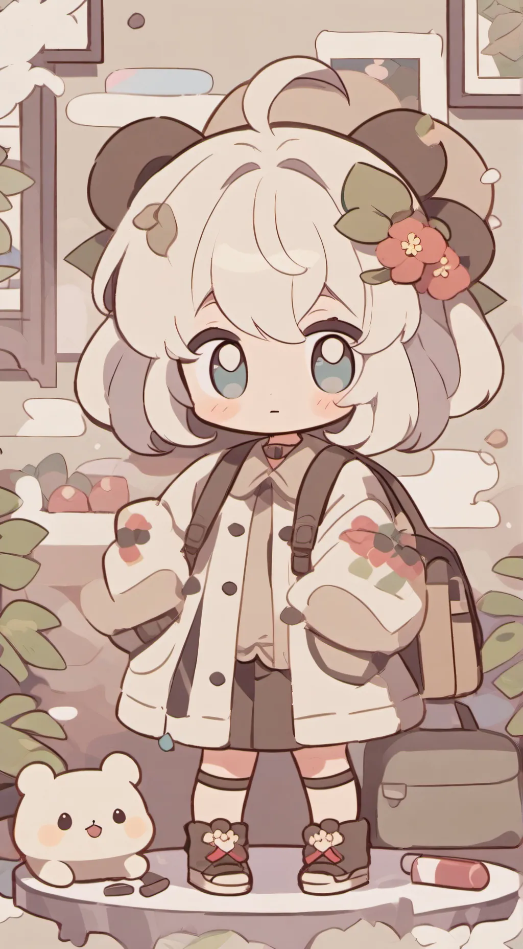 ai character: sara x turbo satur background