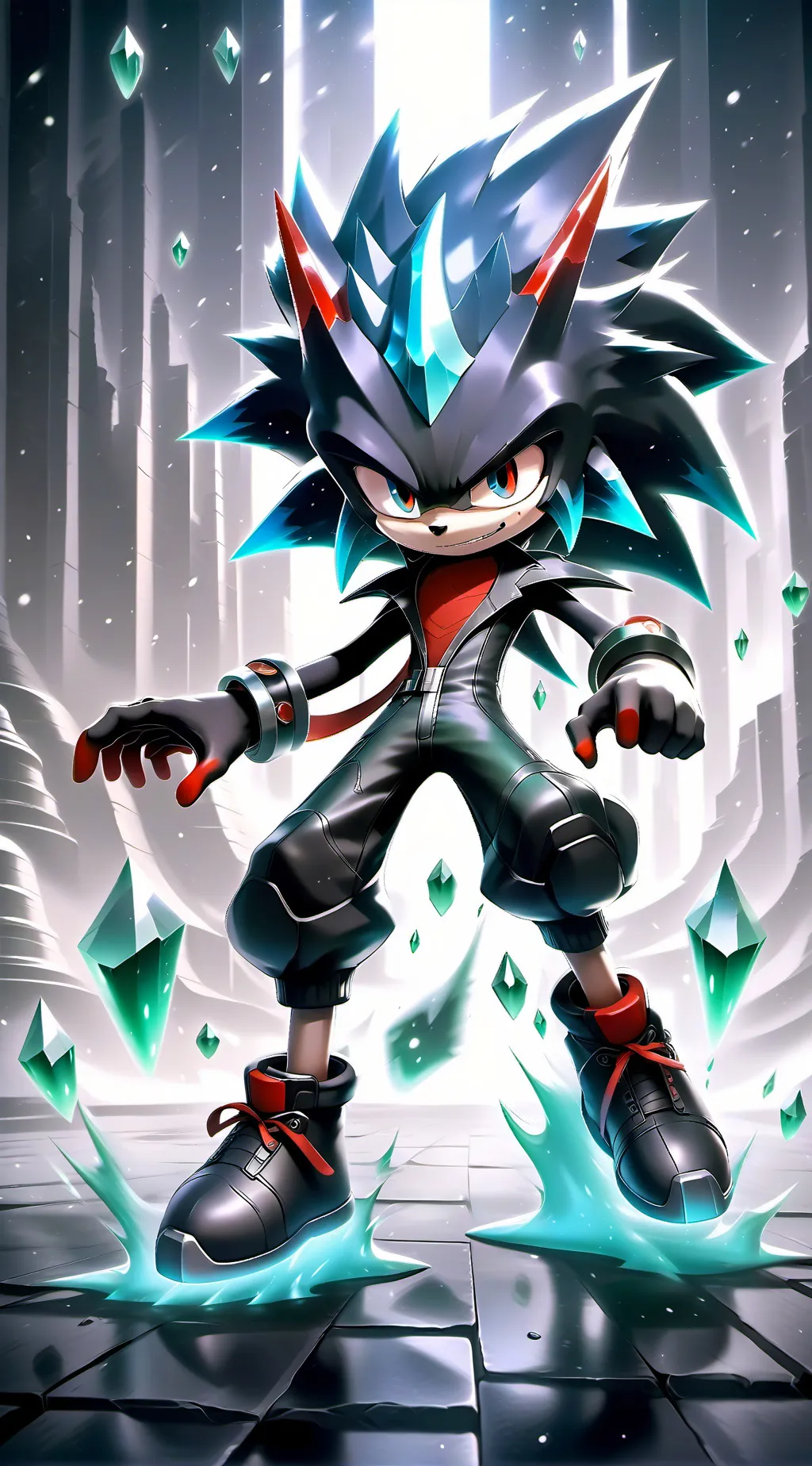 ai character: Shadow background