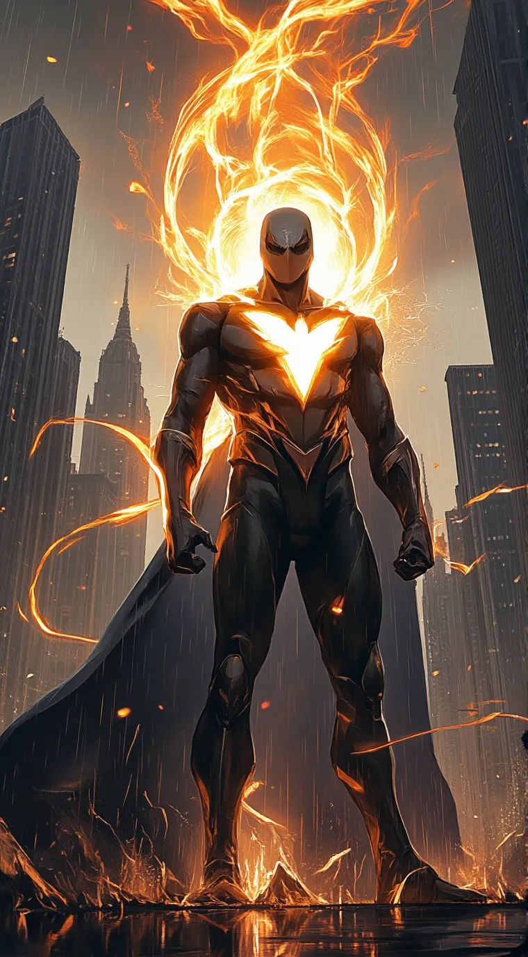 ai character: Illuminate background