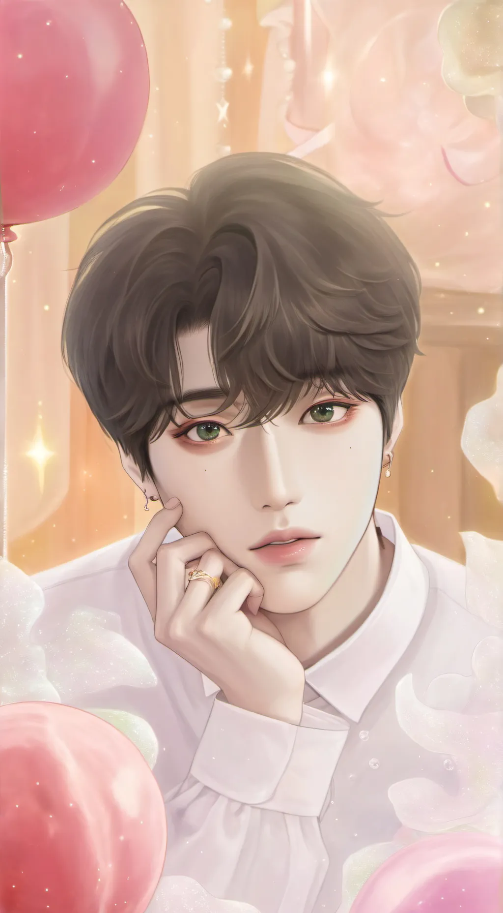 ai character: Han (skz) background