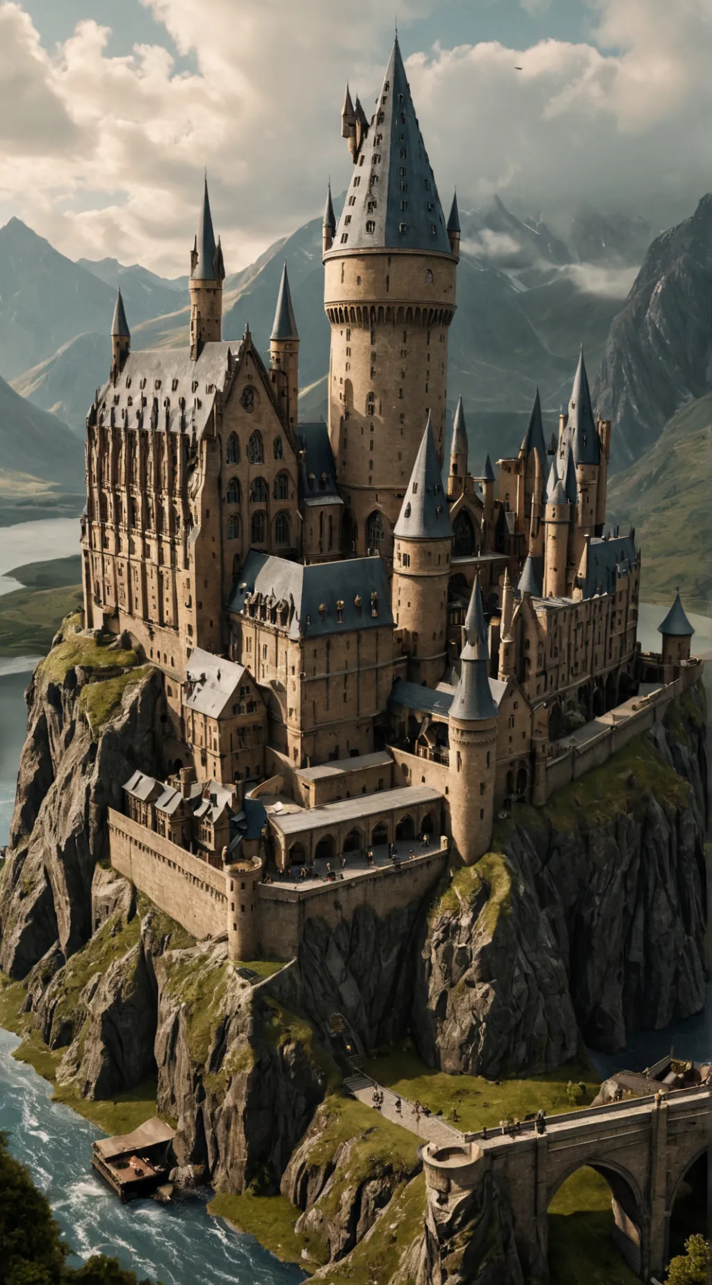 ai character: Hogwarts ❤ background