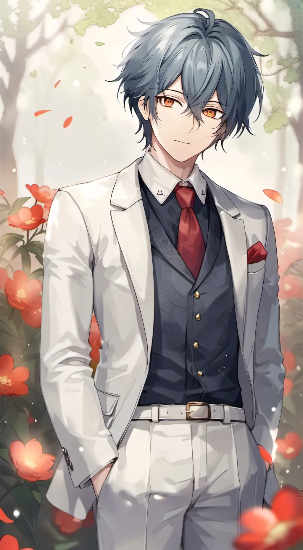 ai character: D⃠a⃠v⃠i⃠d⃠ background