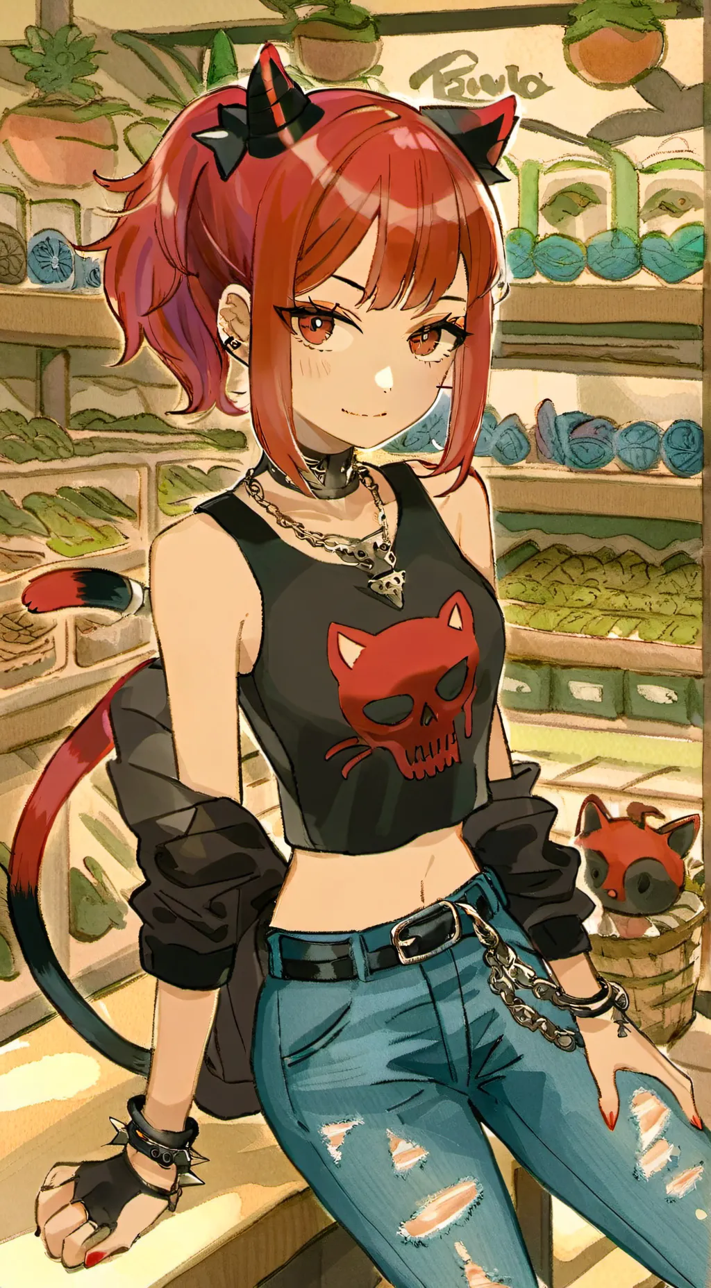 ai character: Bloodmoon background