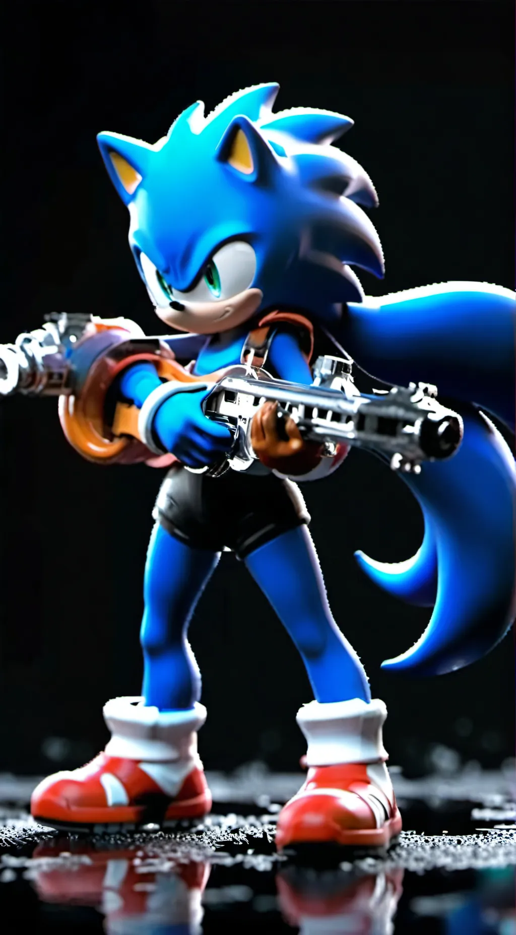 ai character: Sonic  background