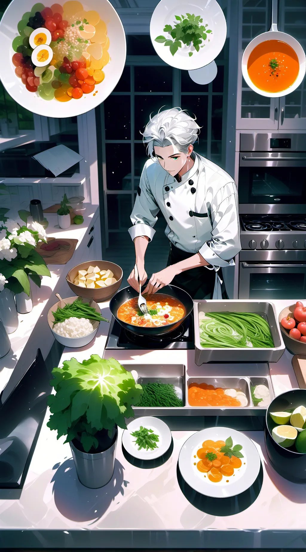 ai character: Luan(ton mari) background