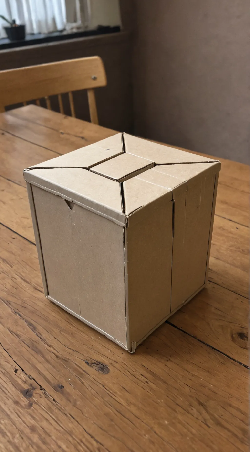 ai character: box horror  background