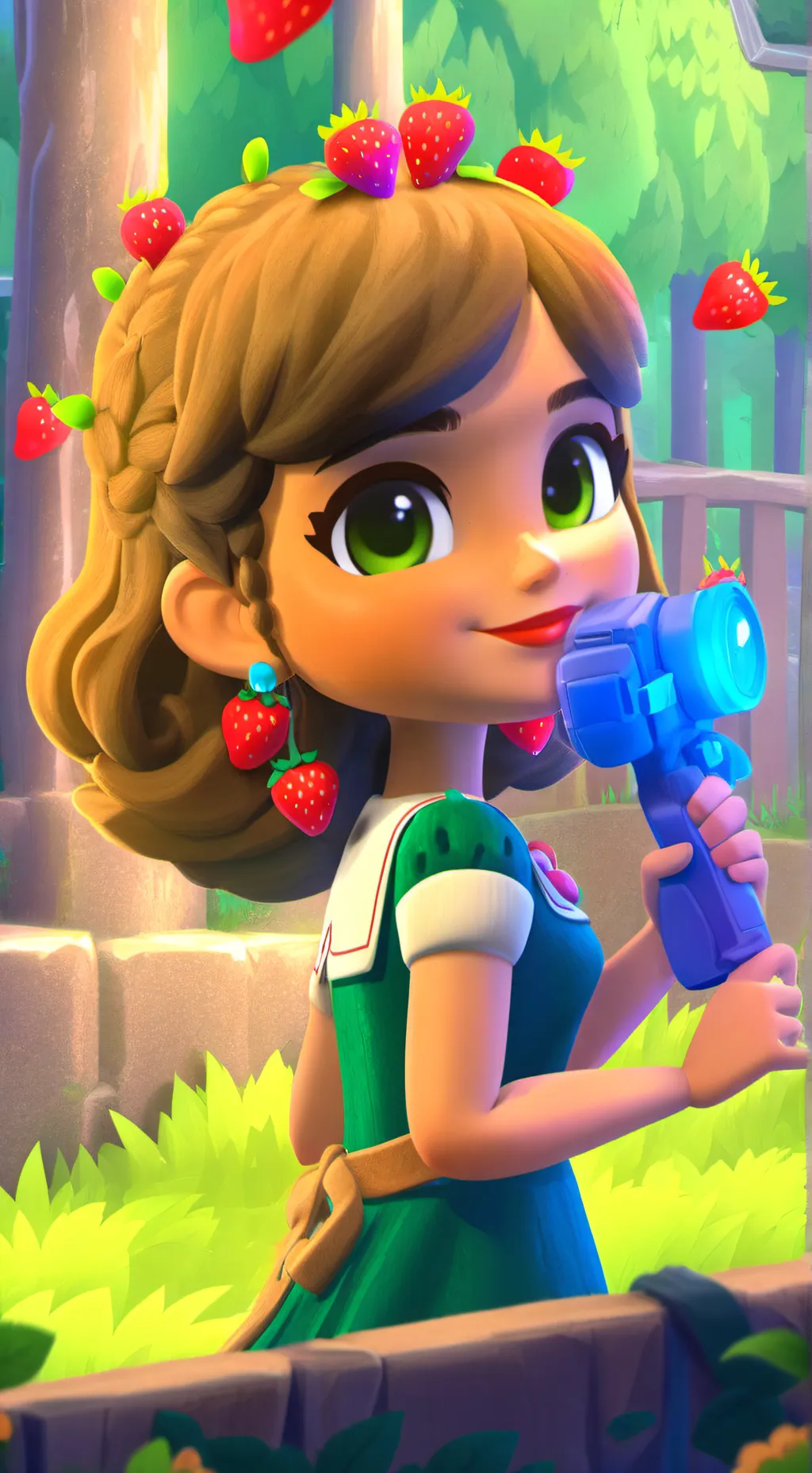 ai character: AI language test background