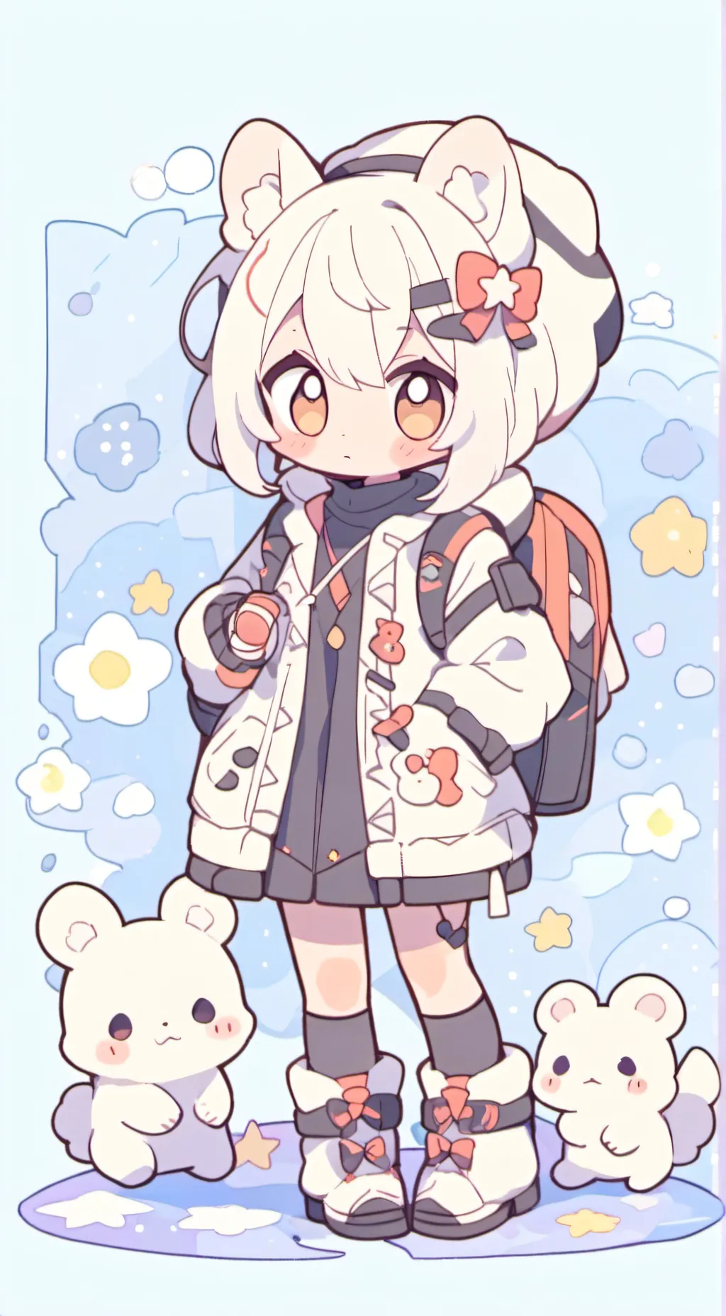 ai character: Kira  background