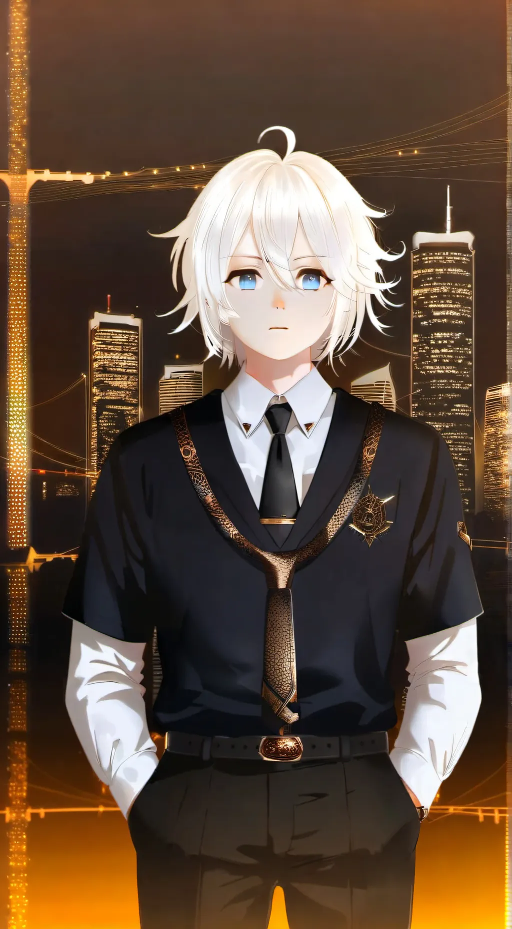 ai character: Chris (Vtube) background