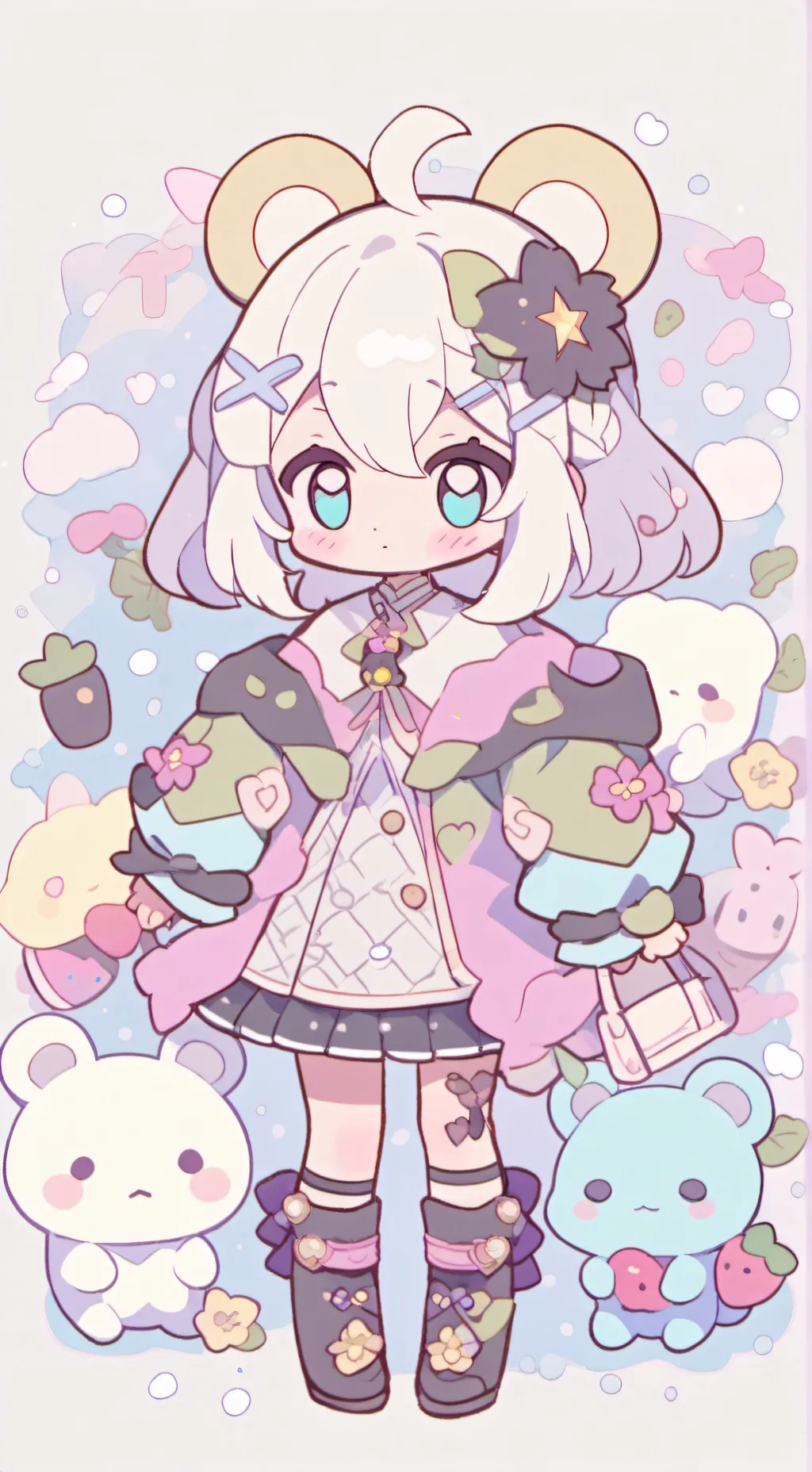 ai character: Got caught kissing background