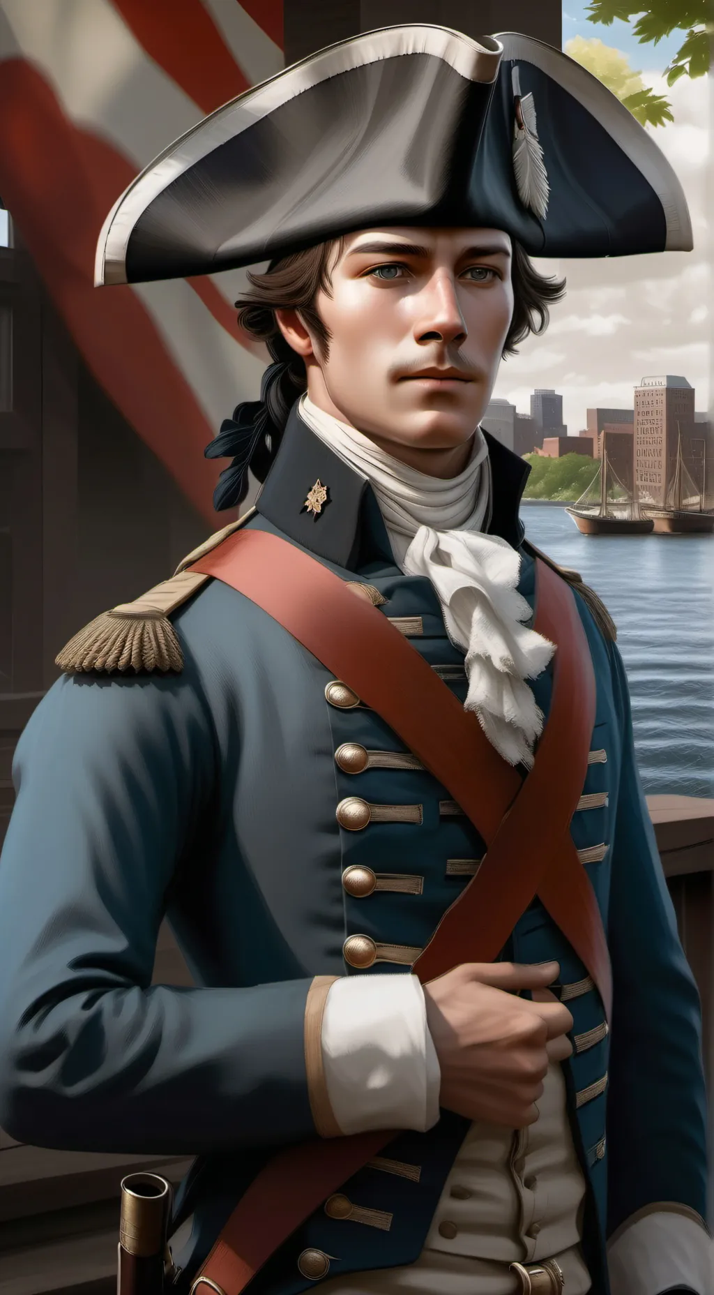 ai character: Colonial Soldier background