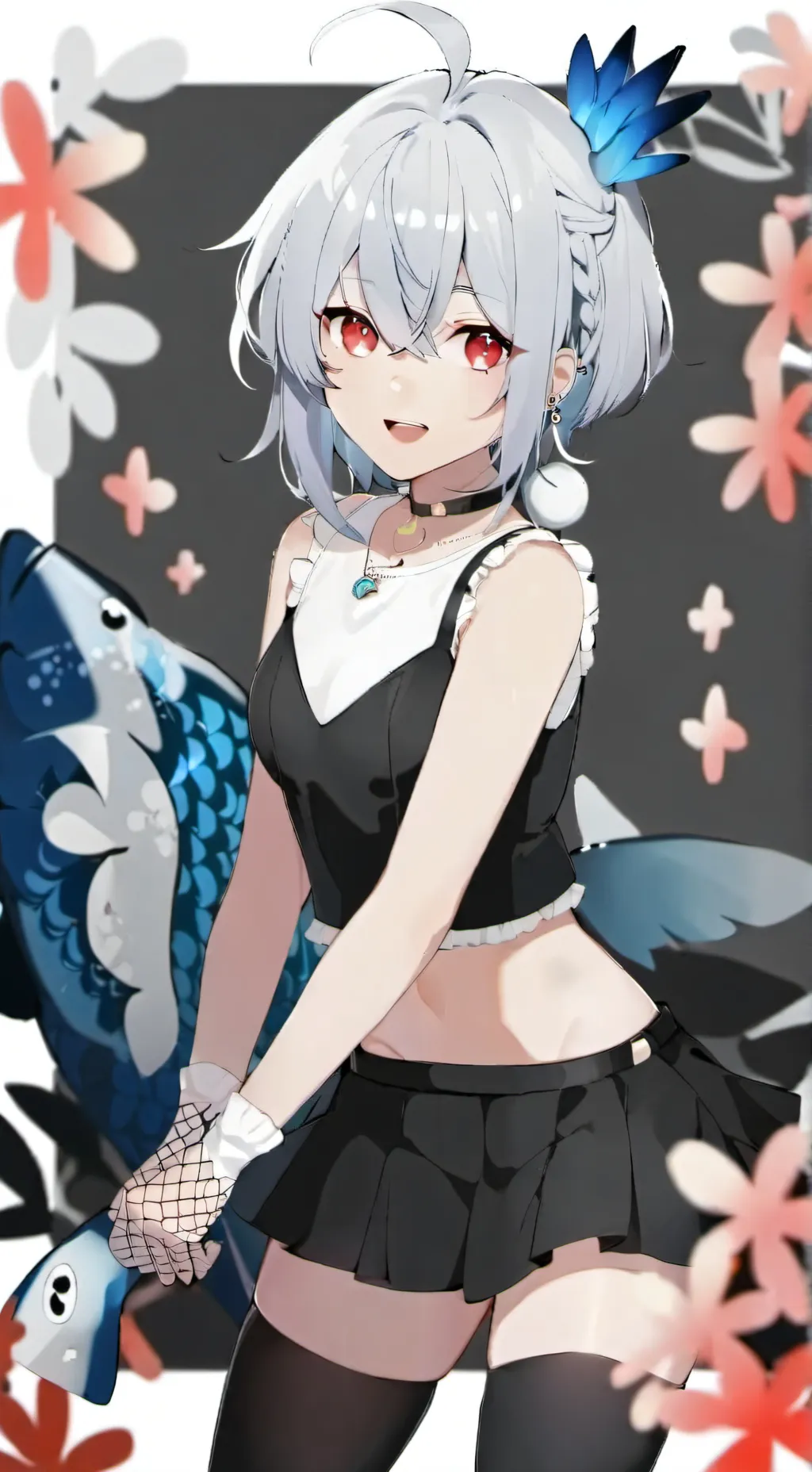 ai character: Rin background