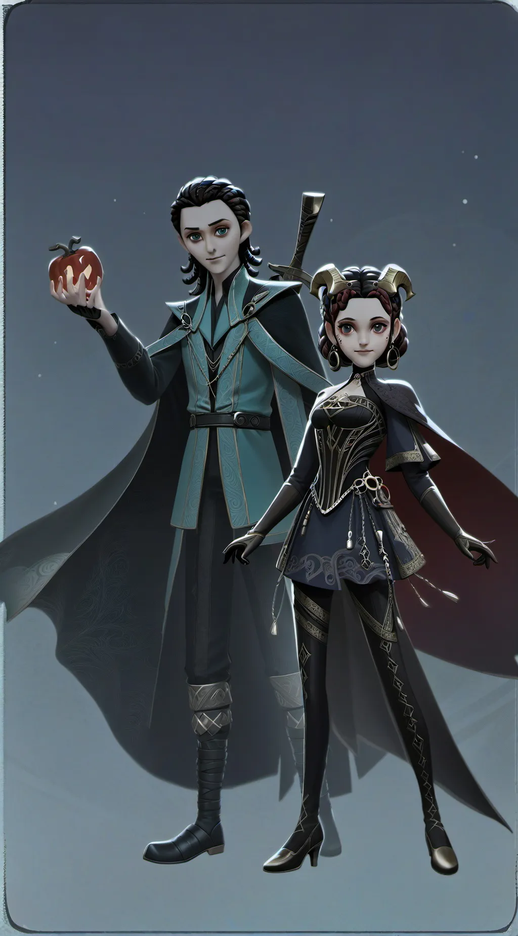 ai character: LxL background