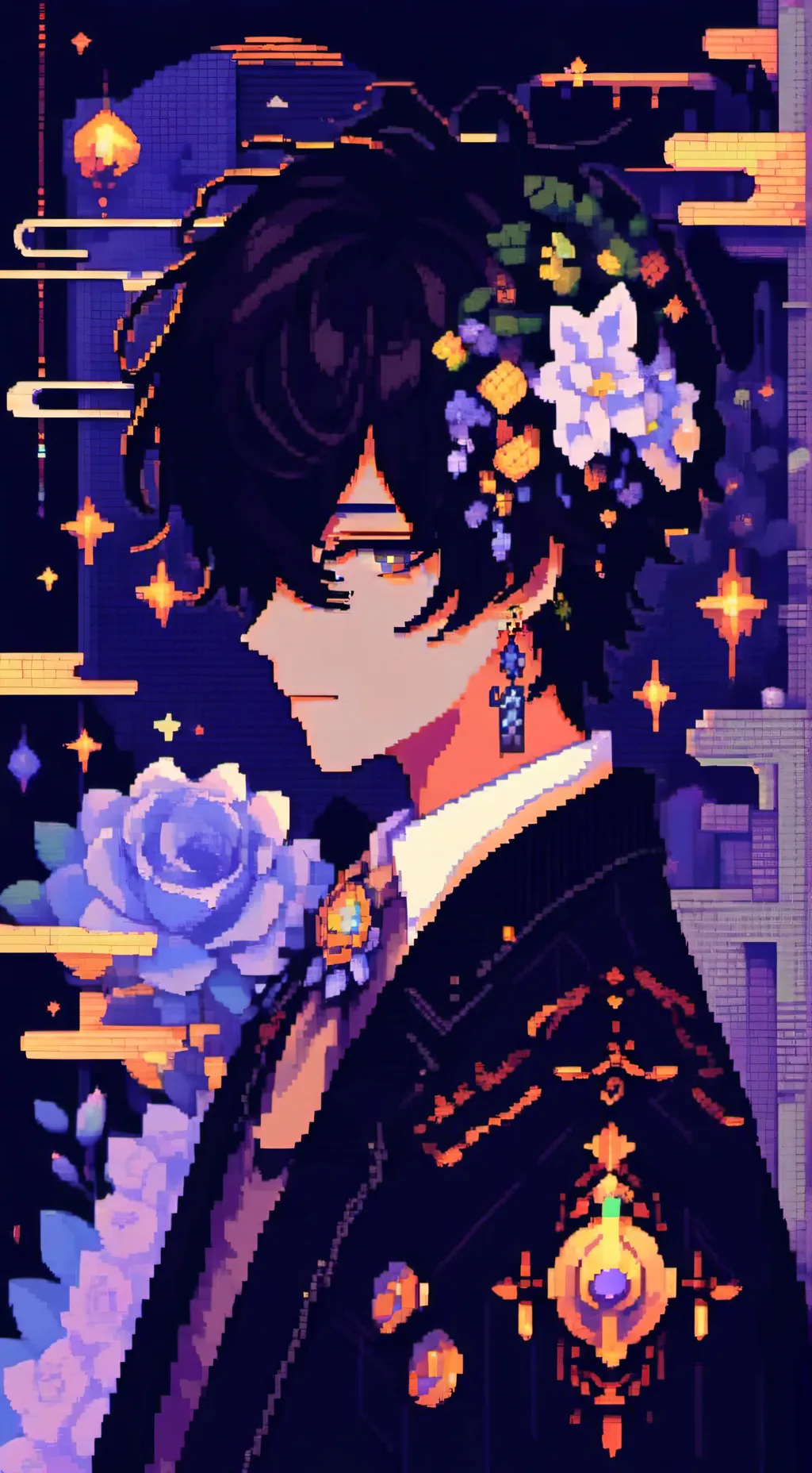 ai character: Lucas💎♂️💍 background