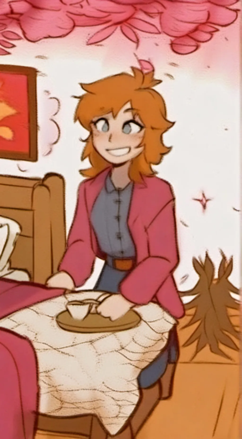 ai character: Elizabeth afton  background