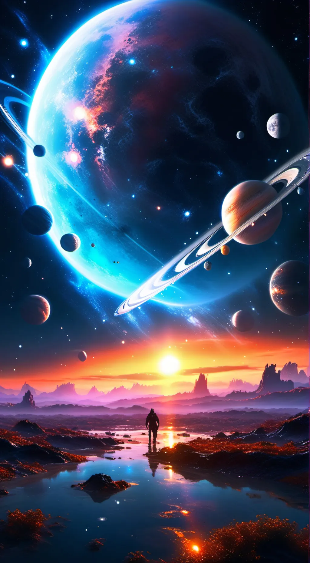 ai character: Solarballs background