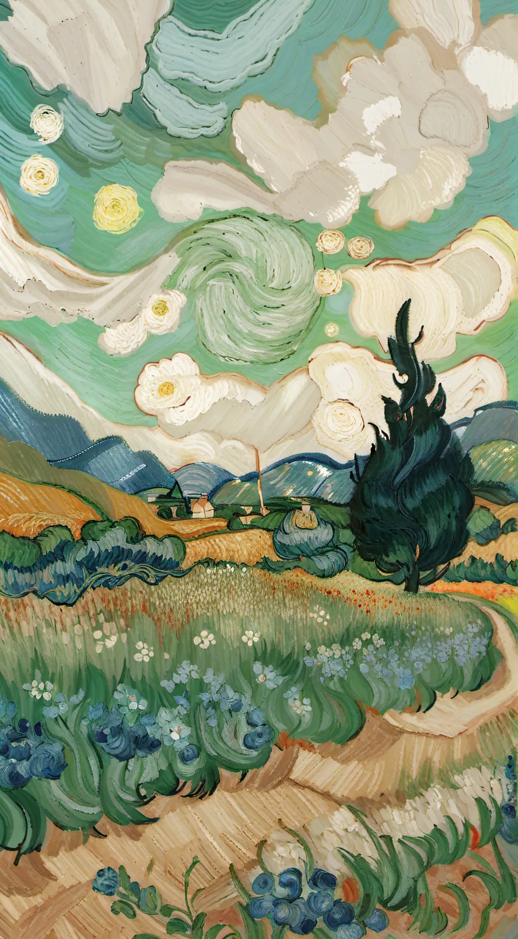 ai character: ~✨Threadville✨~ background