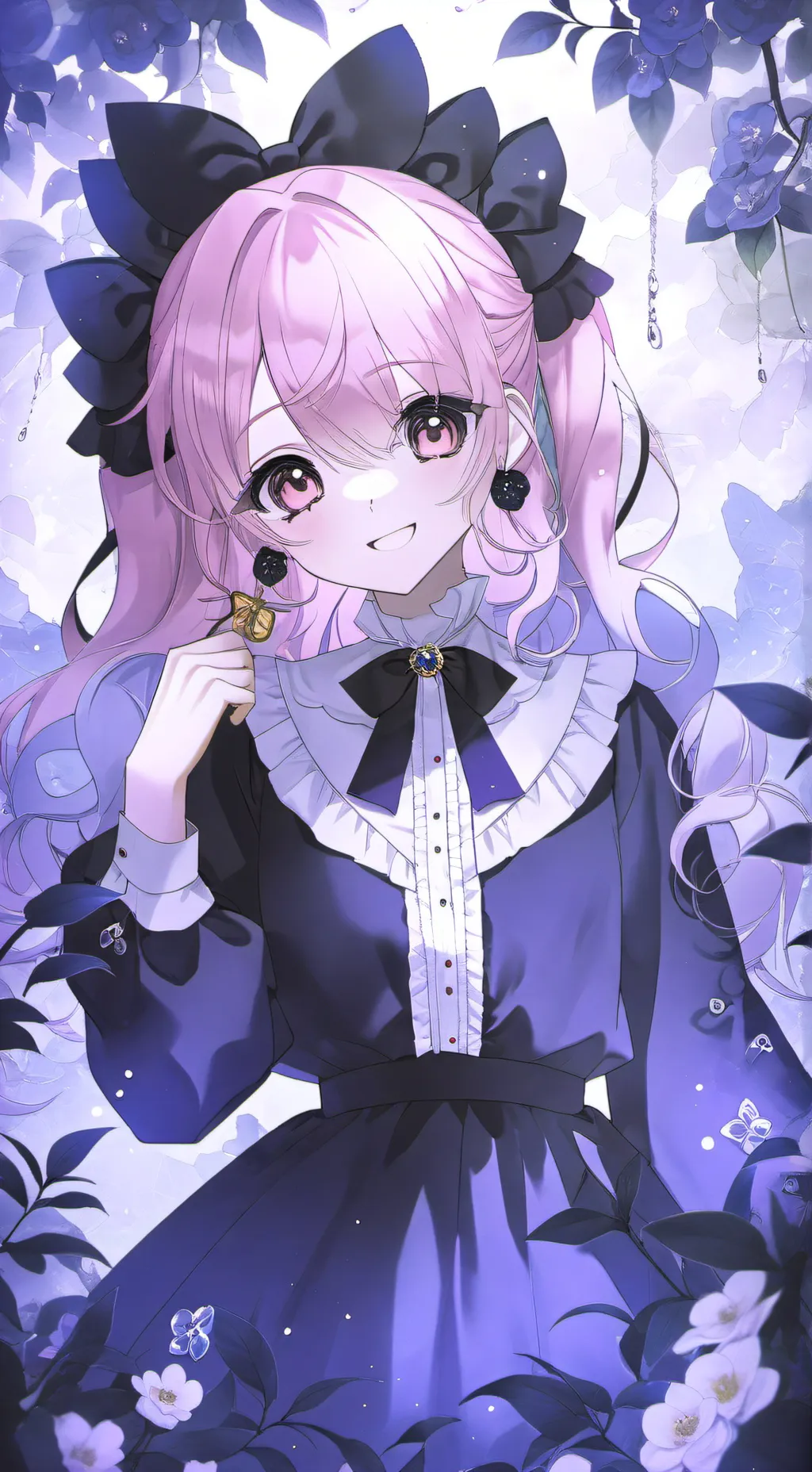 ai character: Cherry background