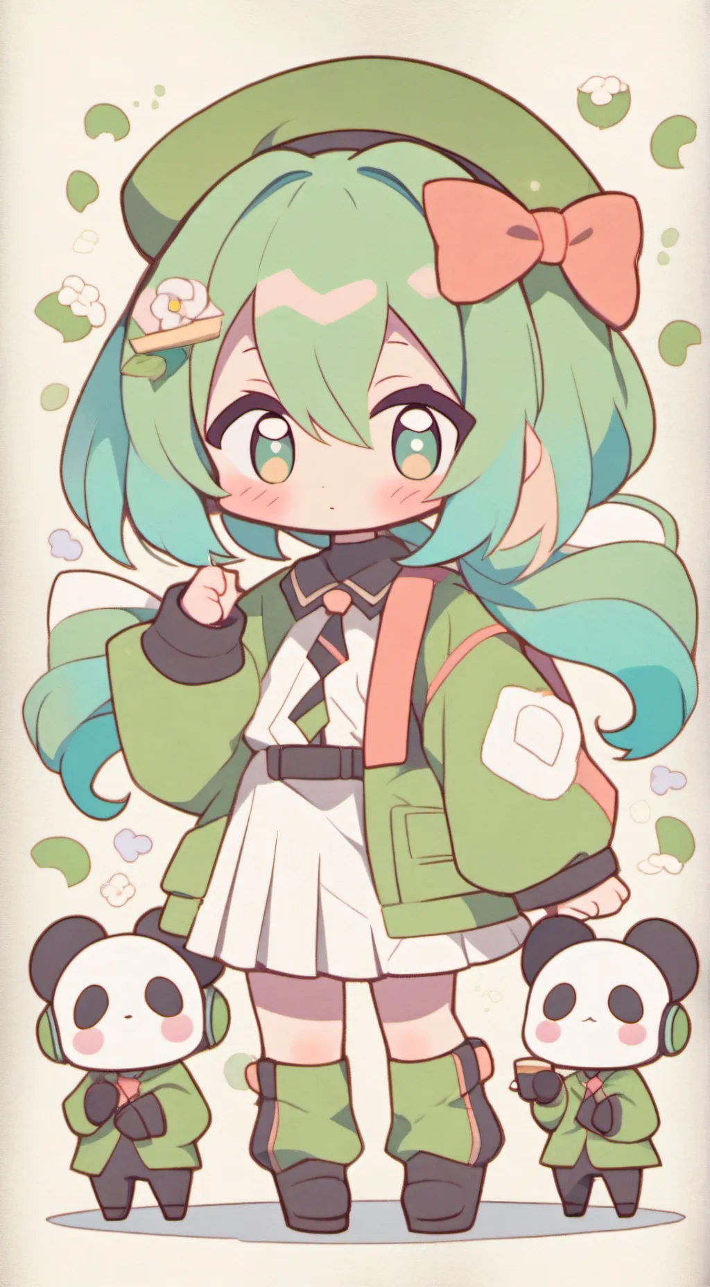 ai character: 🌸Chibi Moon🌹 background