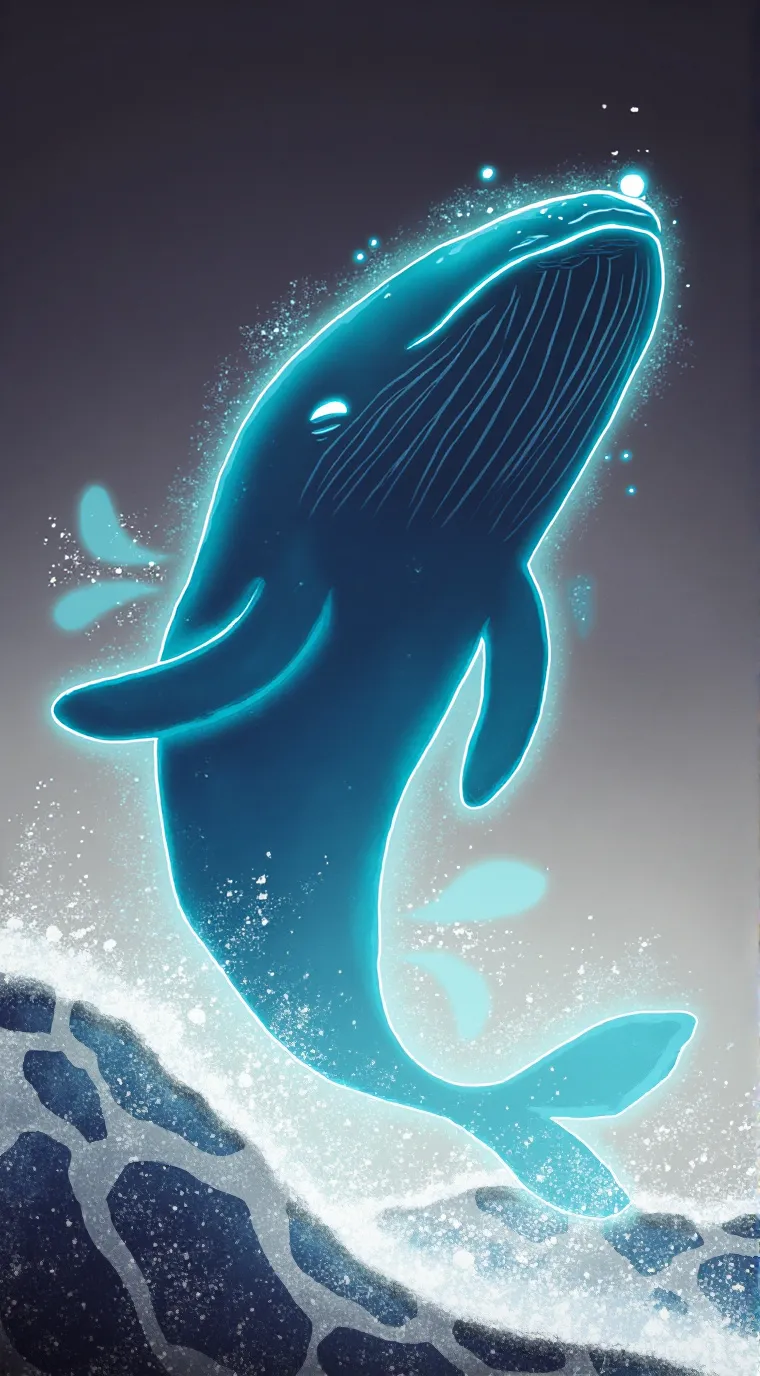 ai character: blue background