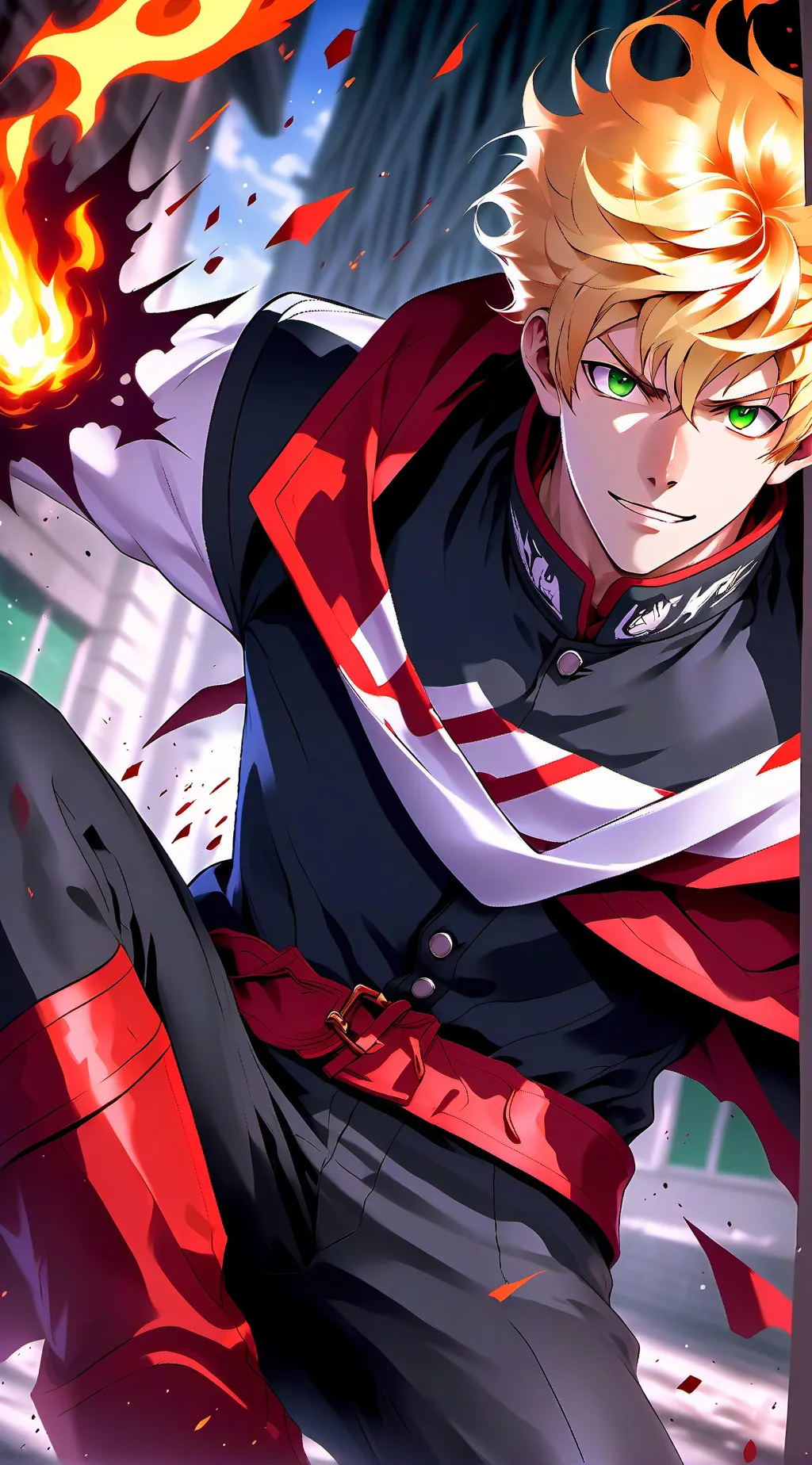 ai character: Bakugo background