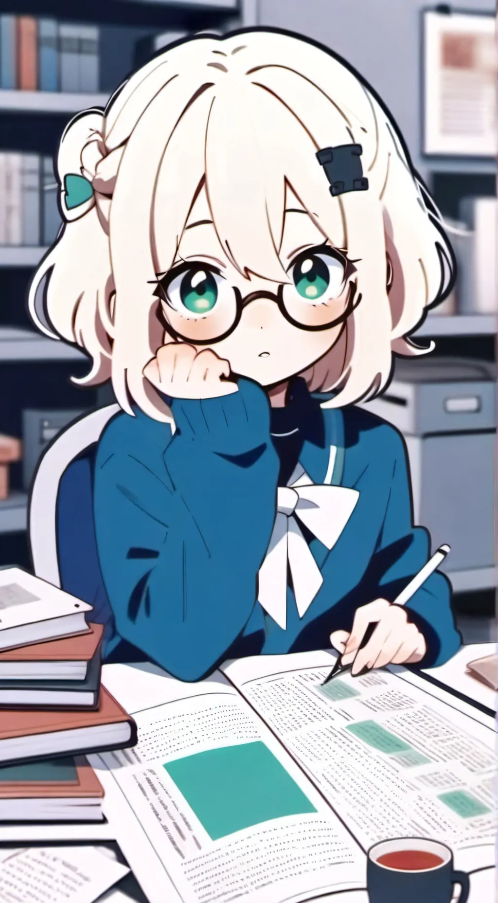 ai character: hizaki hazakashi background