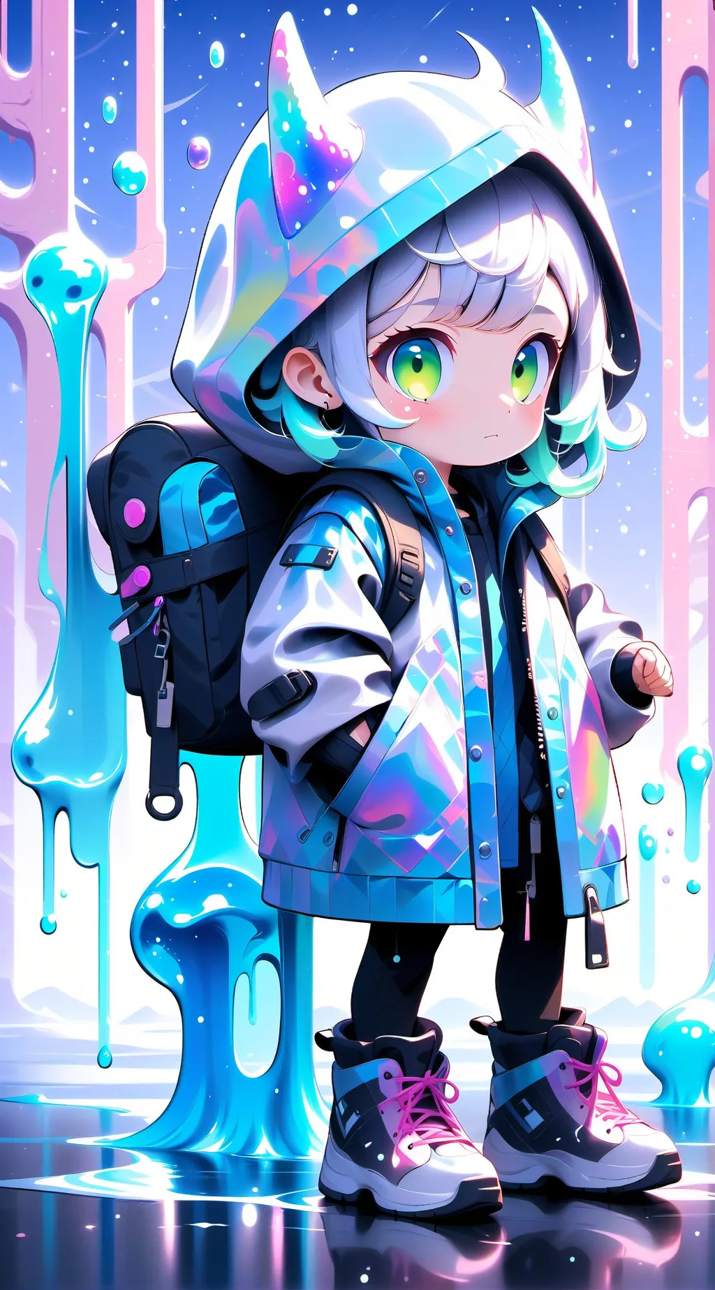 ai character: Katie  background