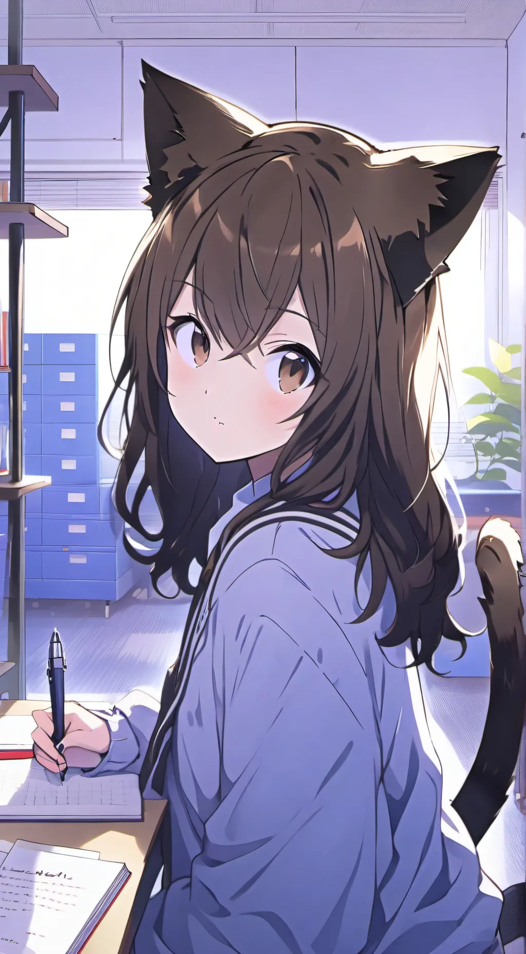 ai character: Mia The bully. background