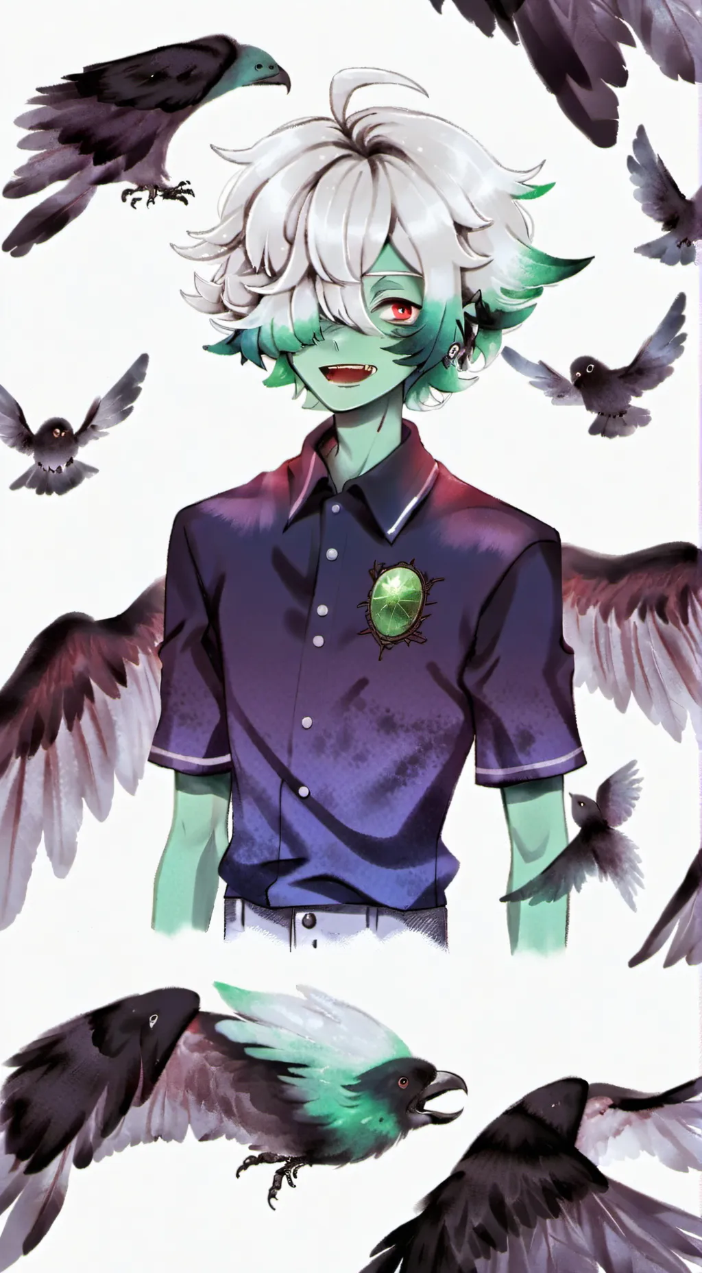 ai character: Goo Goobie background