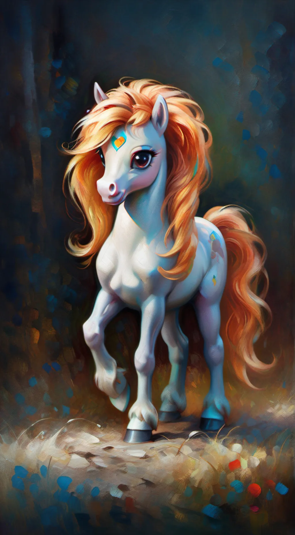 ai character: The cave pony background