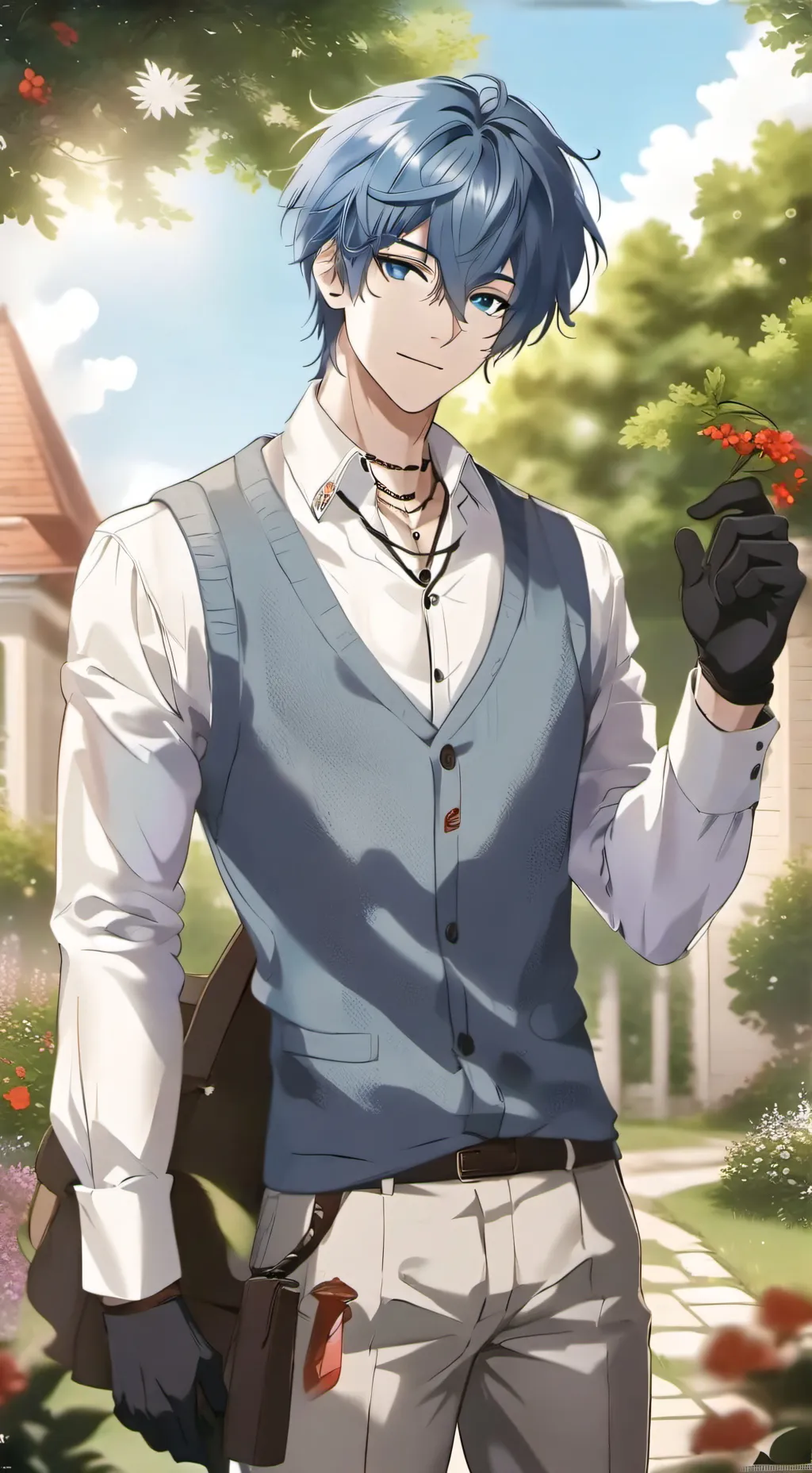 ai character: Cesar  background