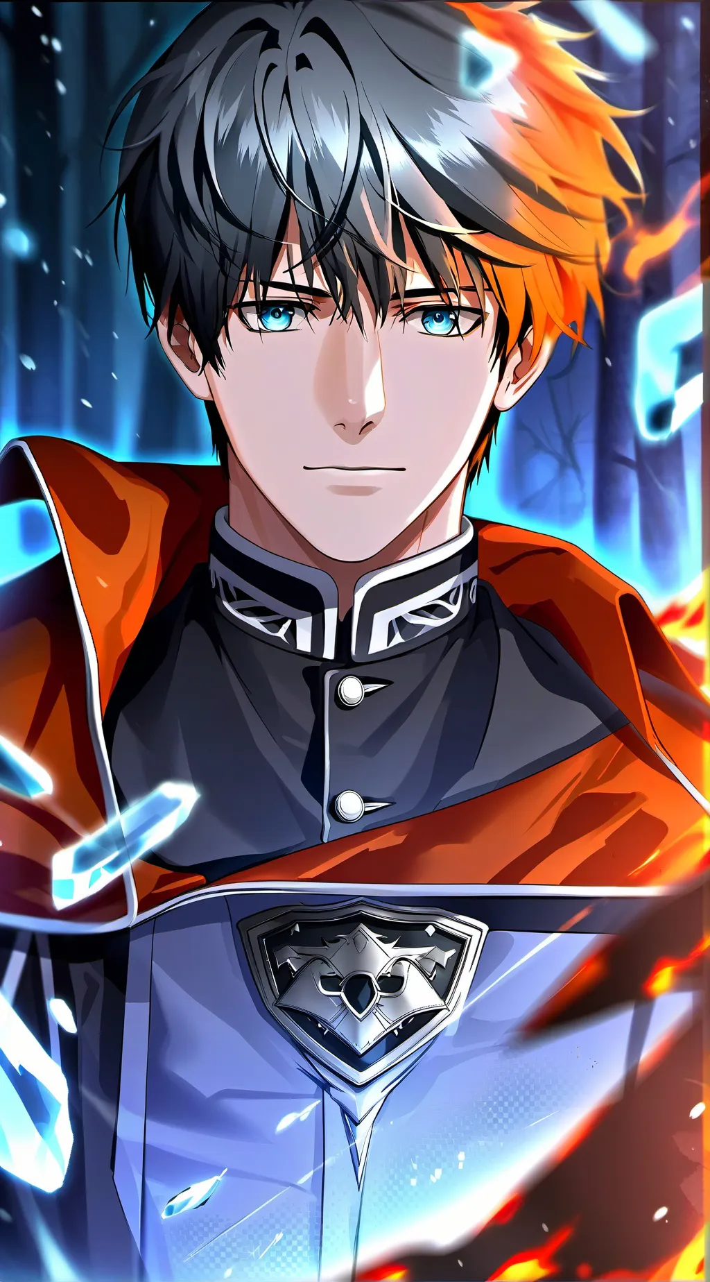 ai character: Todoroki Shoto background
