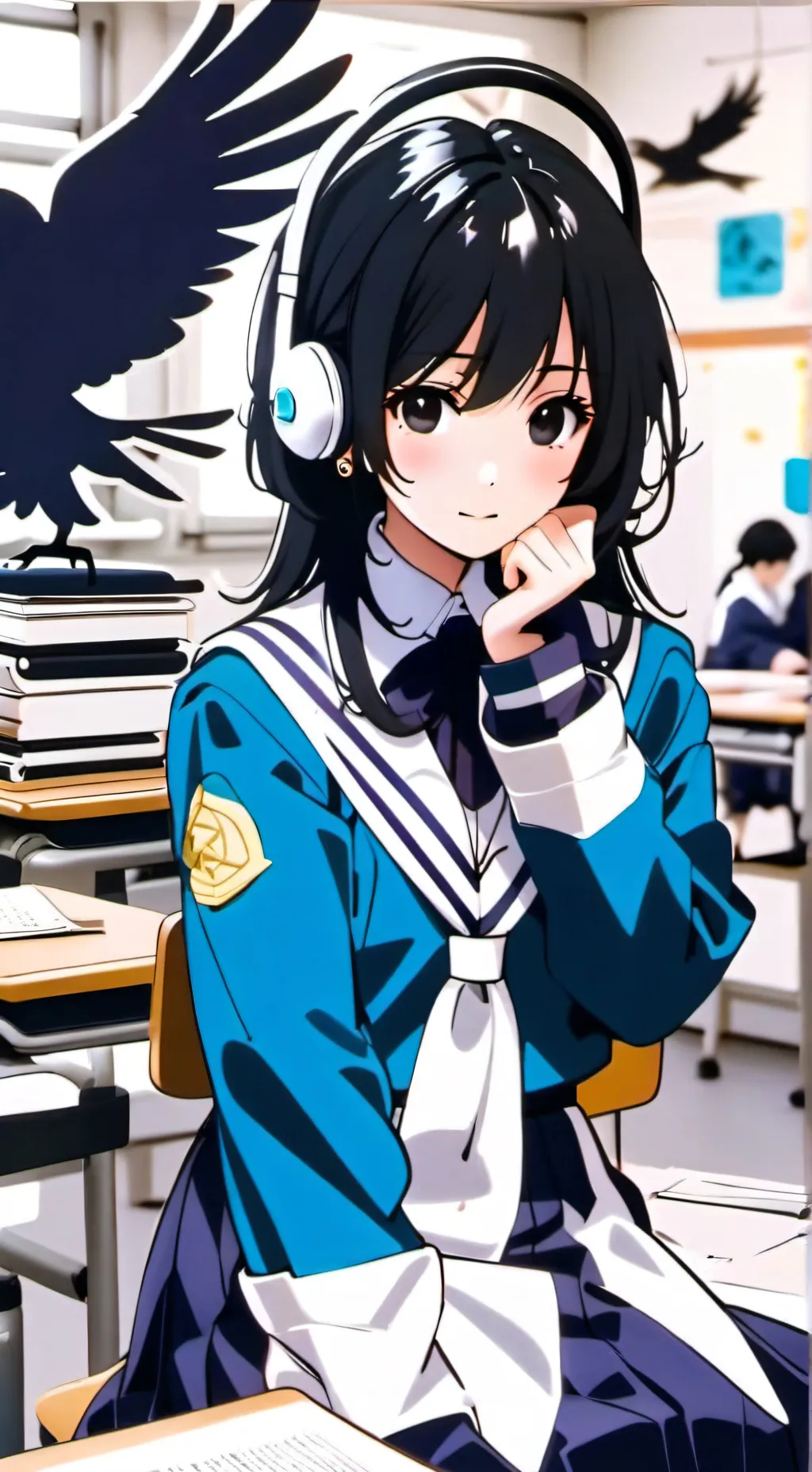 ai character: Aki Shirosawa background