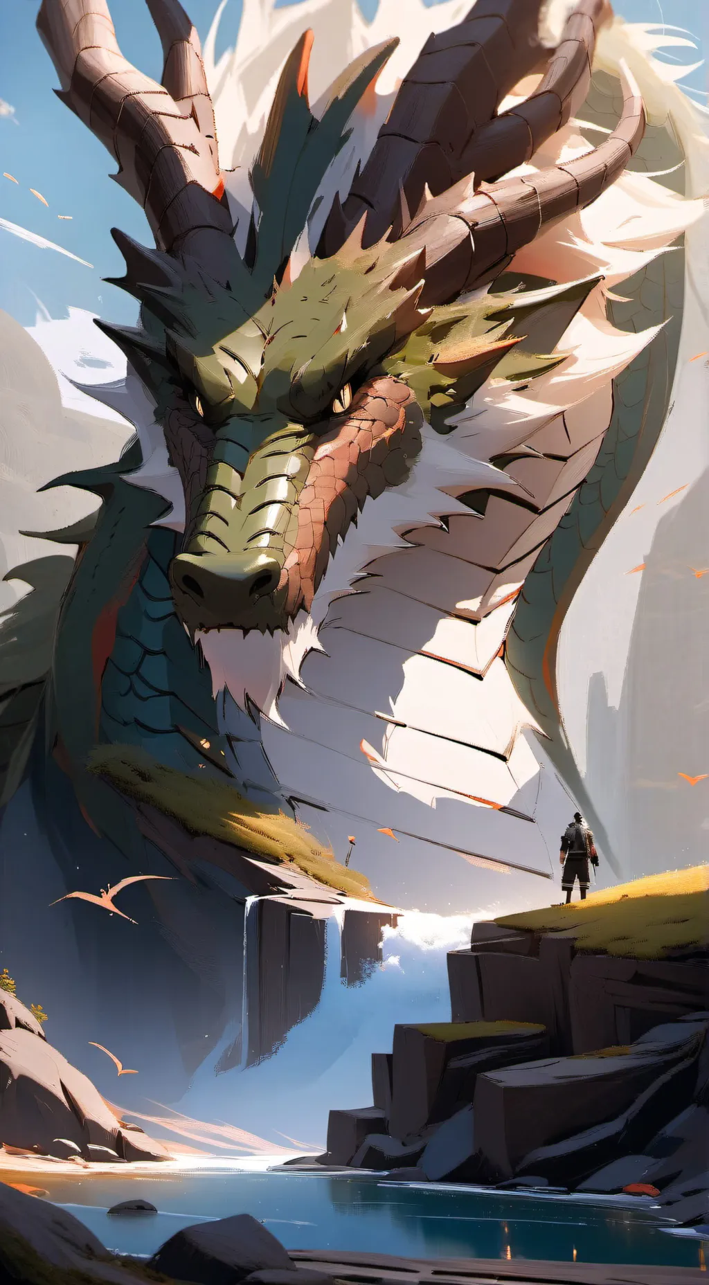 ai character: el dragon background