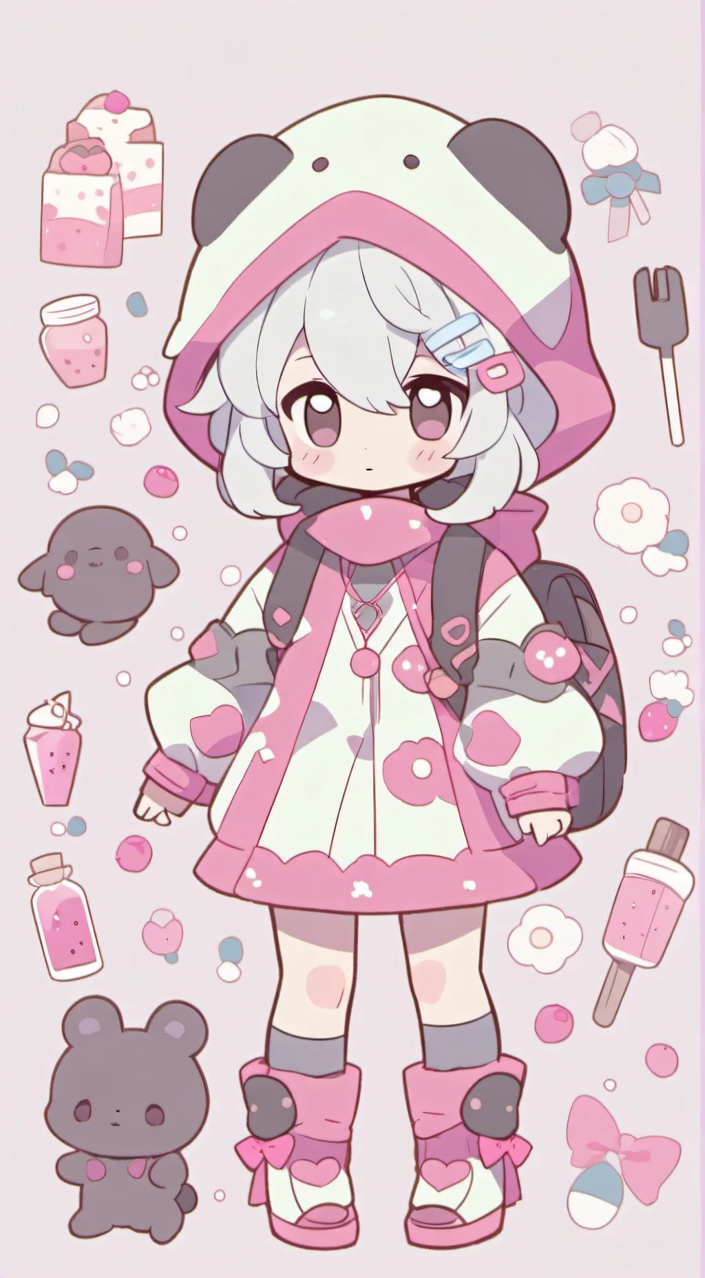 ai character: the scary forests  background