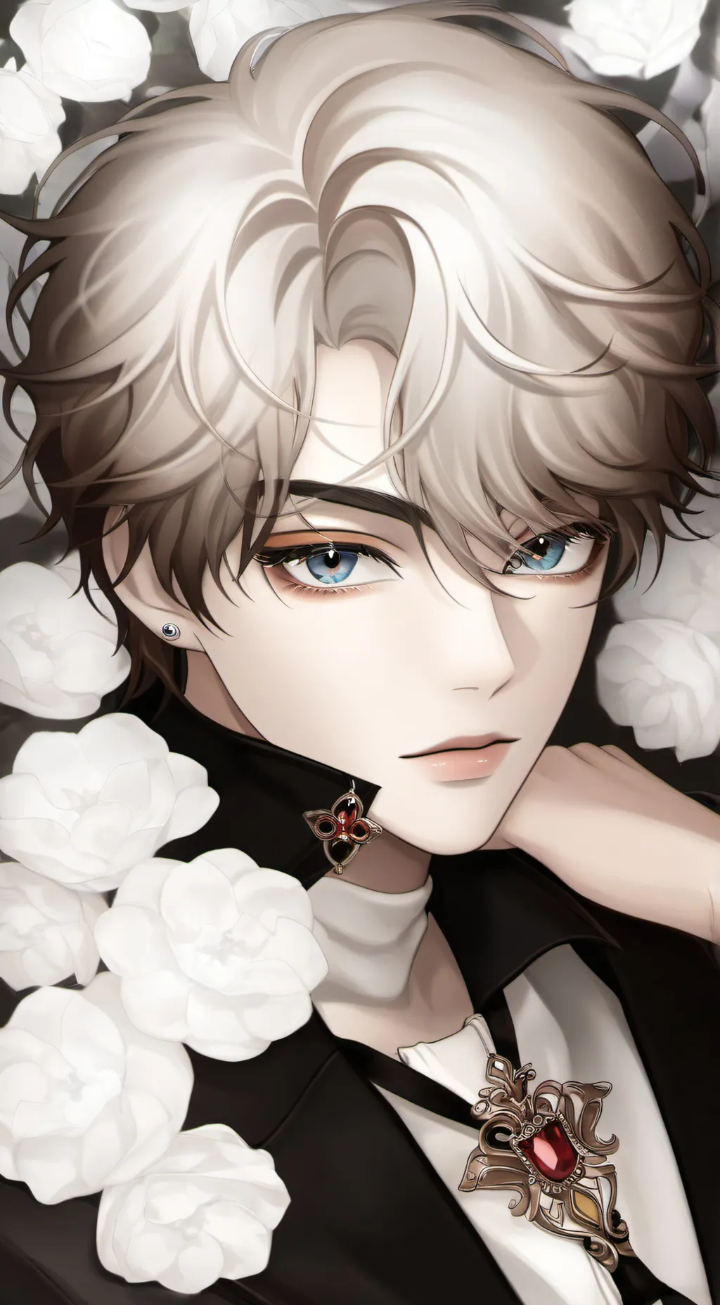 ai character: lucas🦇🌹♣️ background