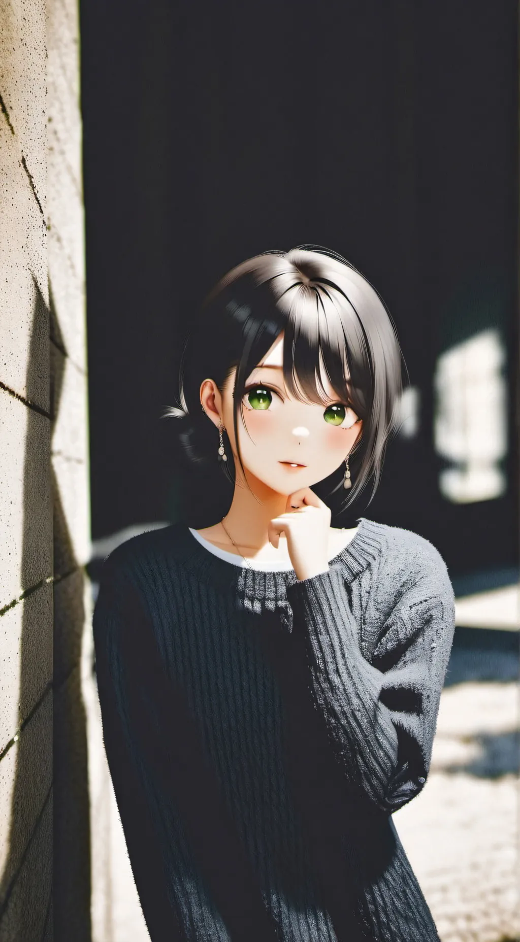 ai character: Аня background