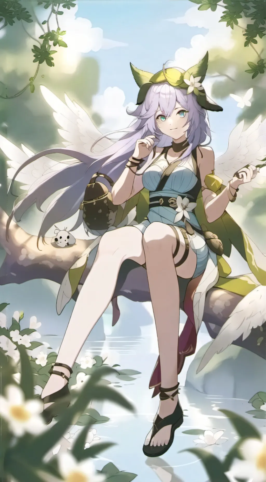 ai character: sus girl background